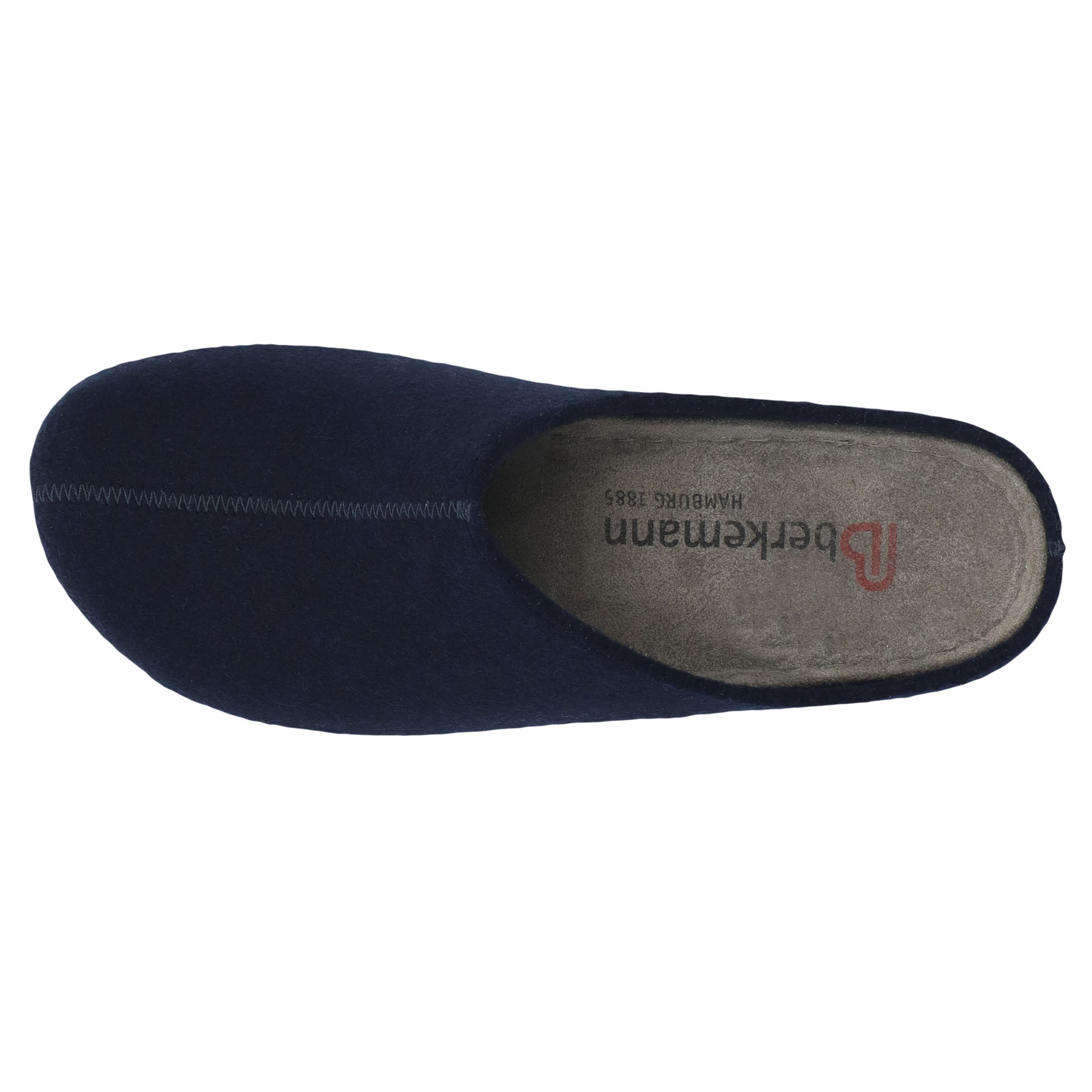 blaue hausschuhe draufsicht