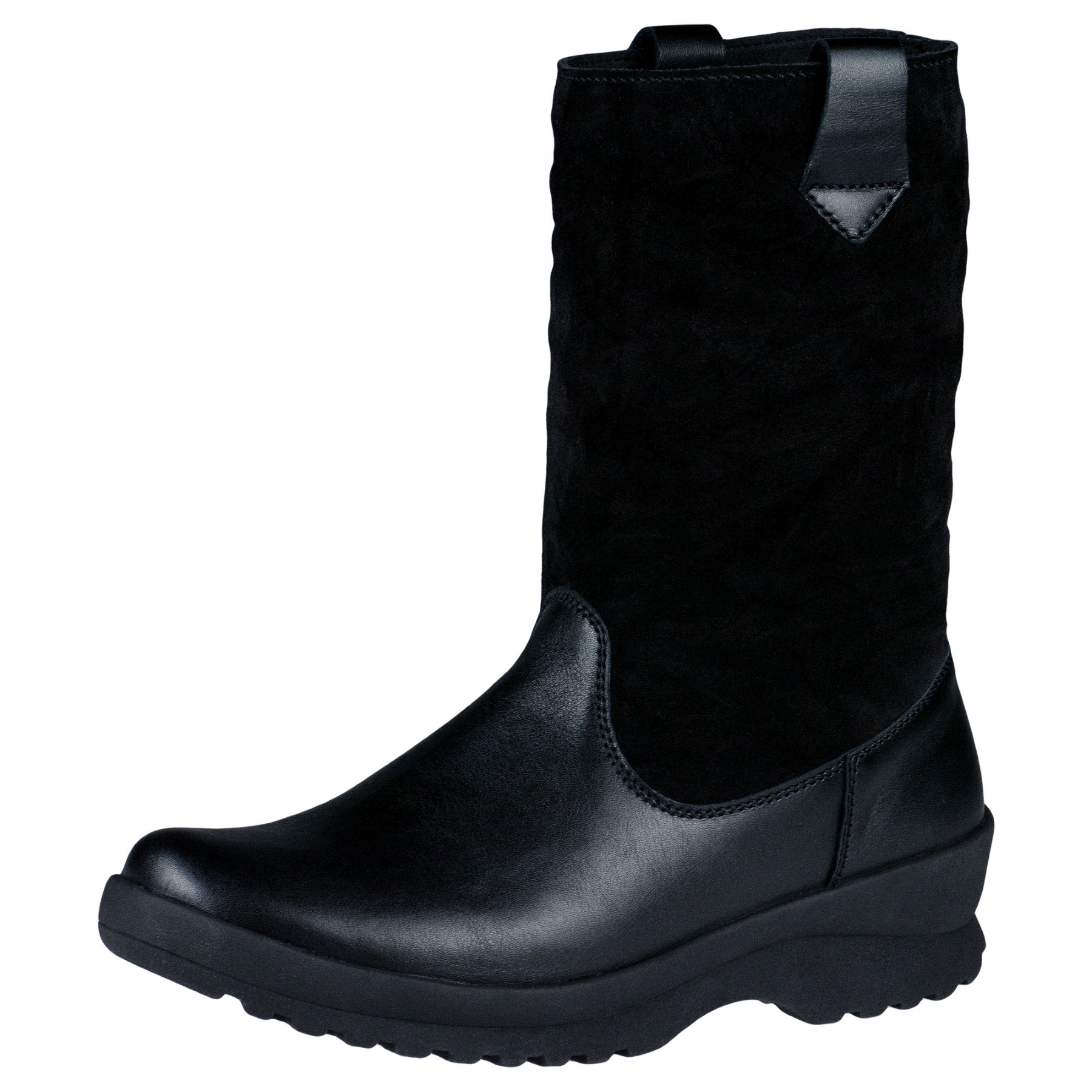 schwarze stiefel 3-4 ansicht