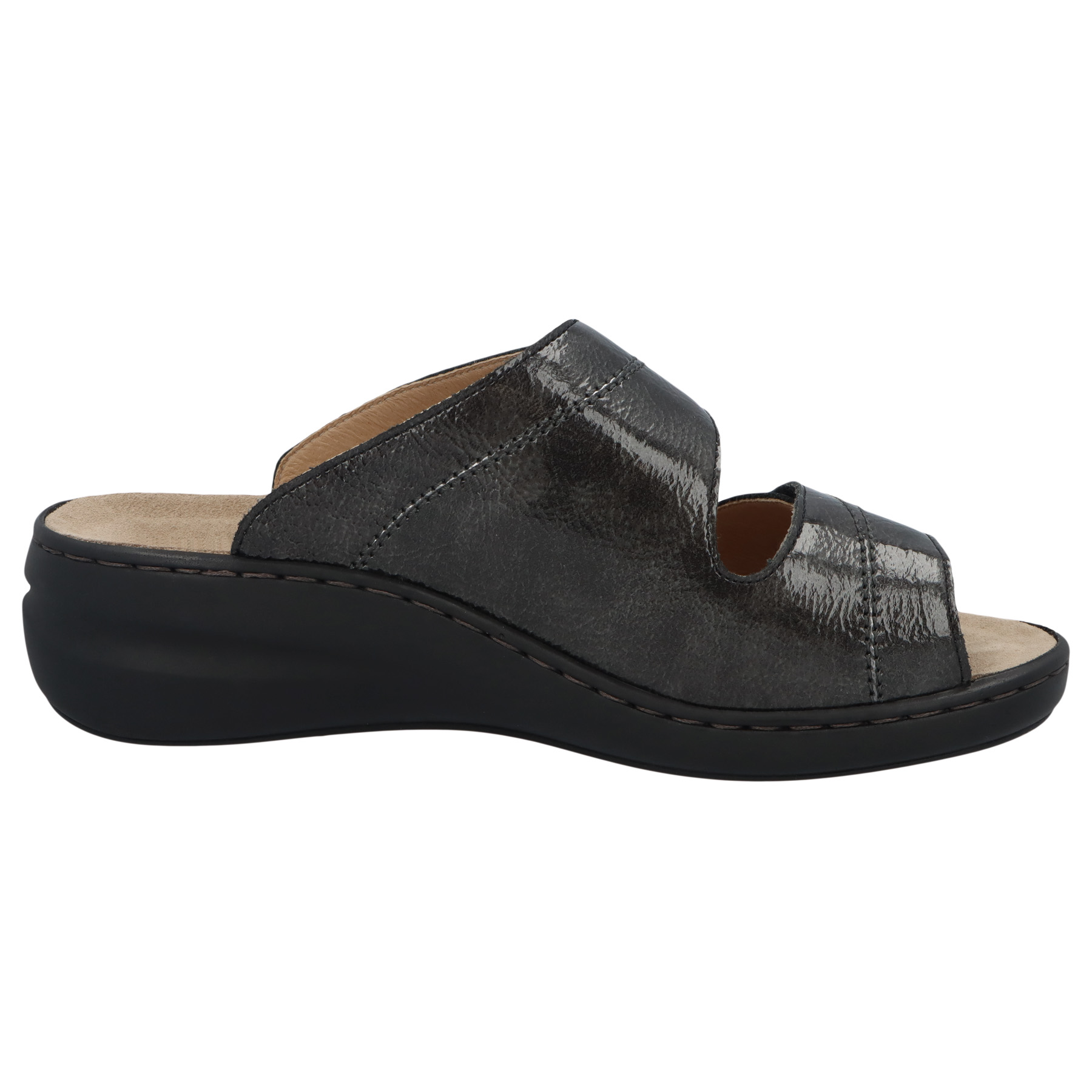 graue pantolette seitenansicht rechts