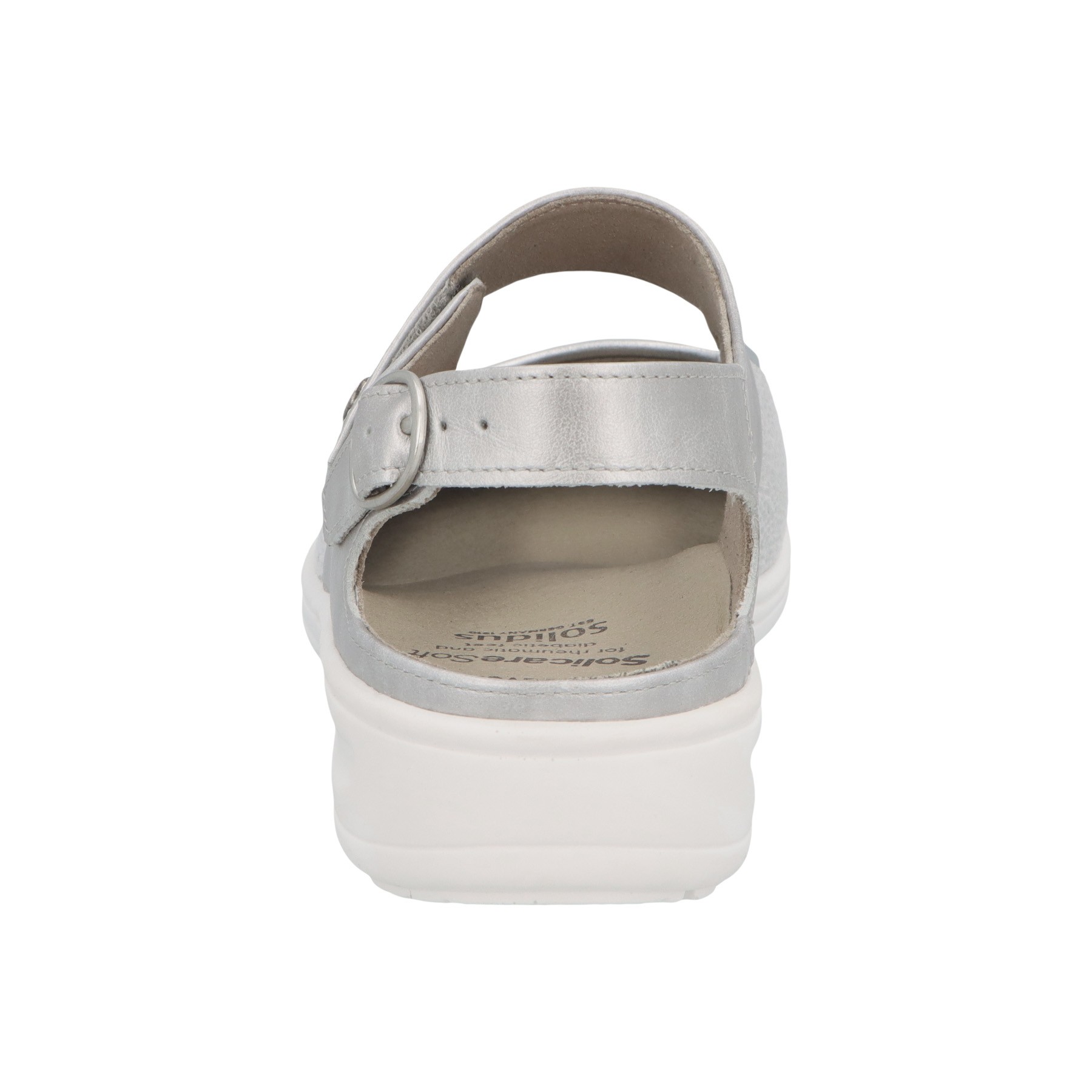 graue halbschuh hinteransicht