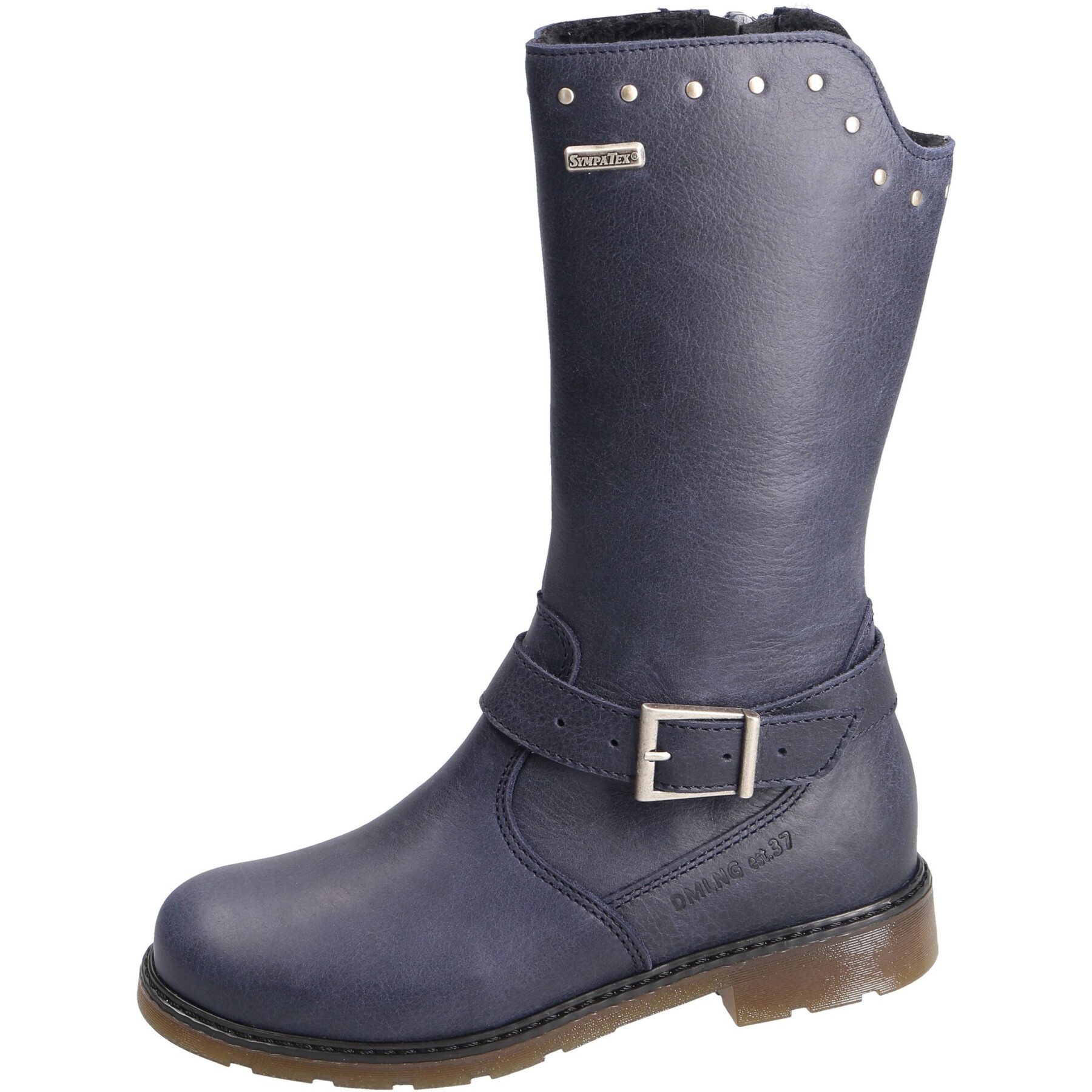 blaue stiefel 3-4 ansicht