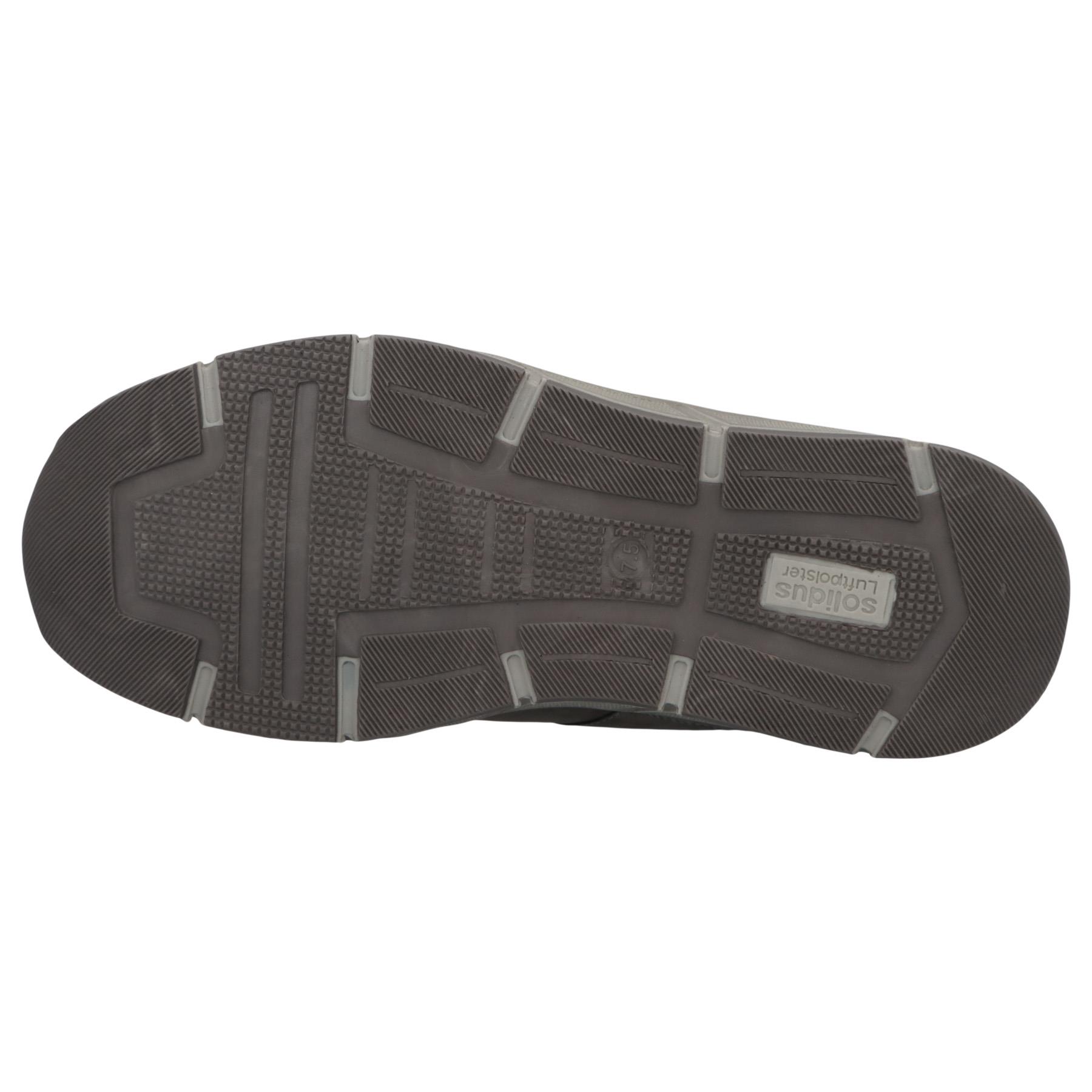 graue halbschuh sohlenansicht