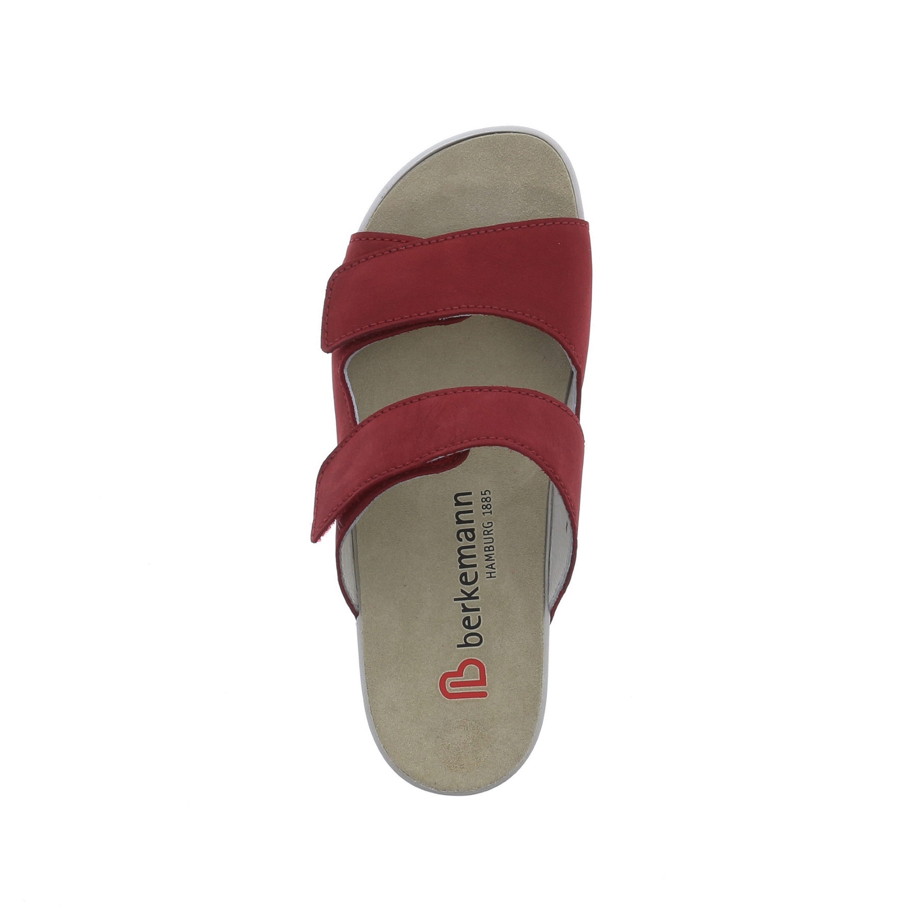 rote pantolette draufsicht