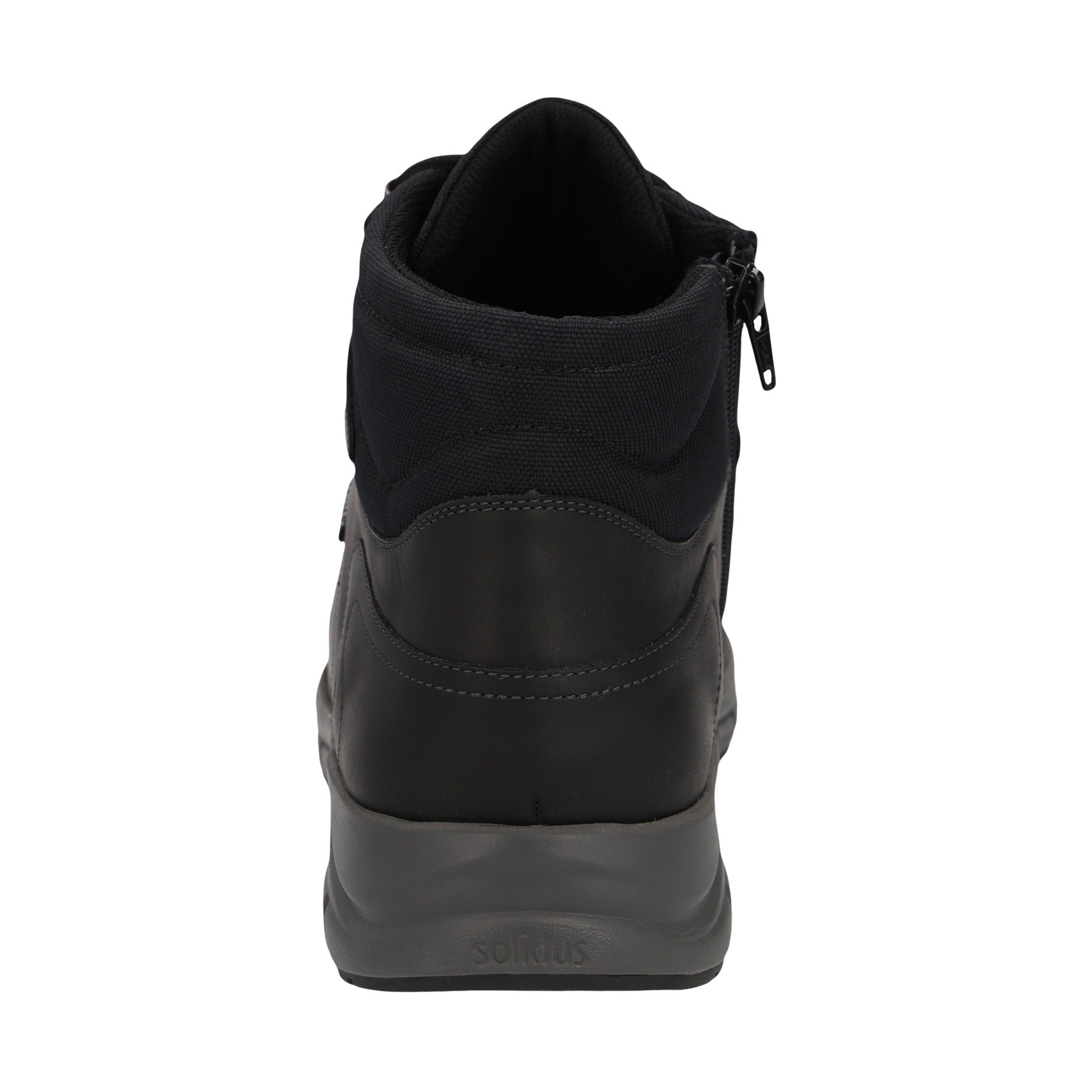 schwarze stiefel hinteransicht
