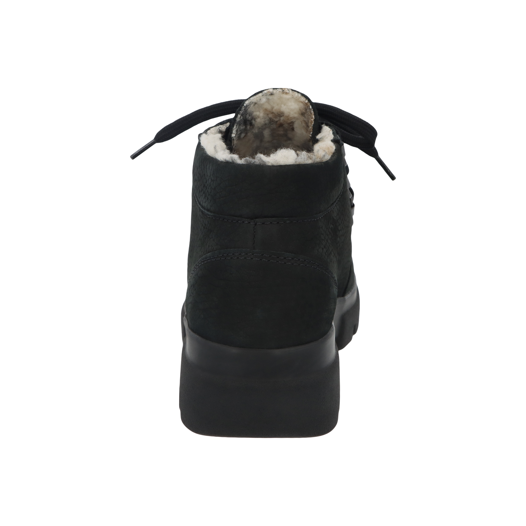 schwarze stiefeletten hinteransicht