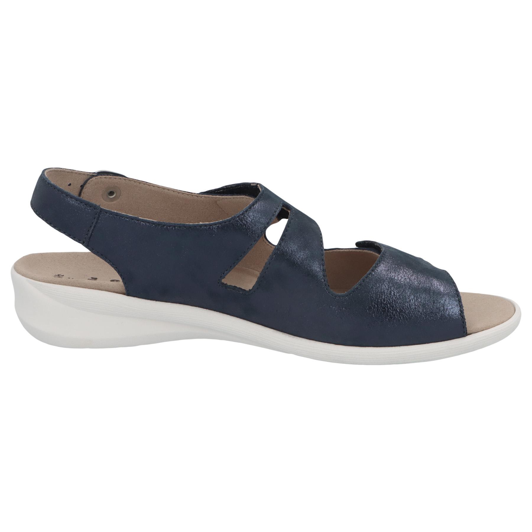 blaue sandale seitenansicht rechts