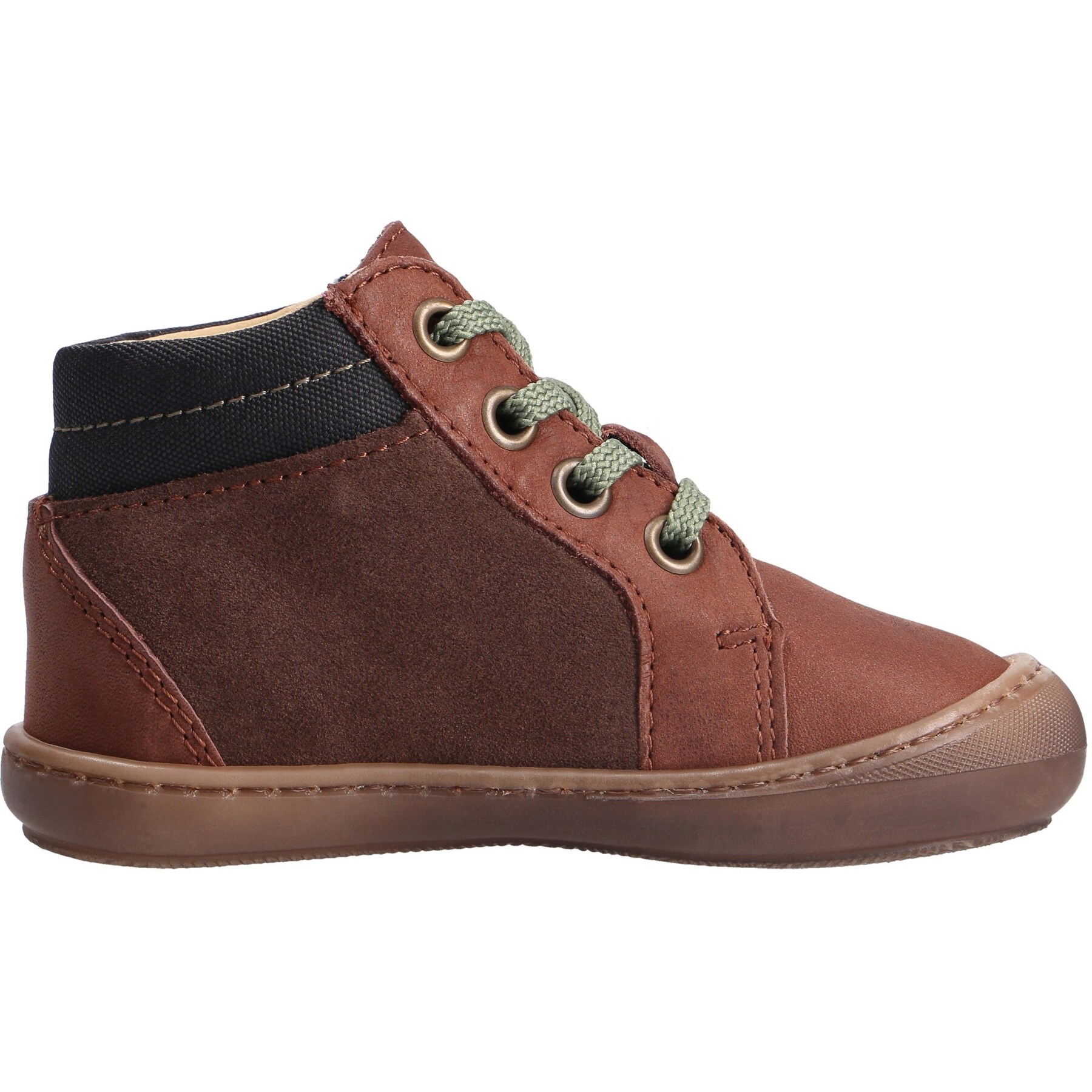 braune lauflernschuhe seitenansicht rechts