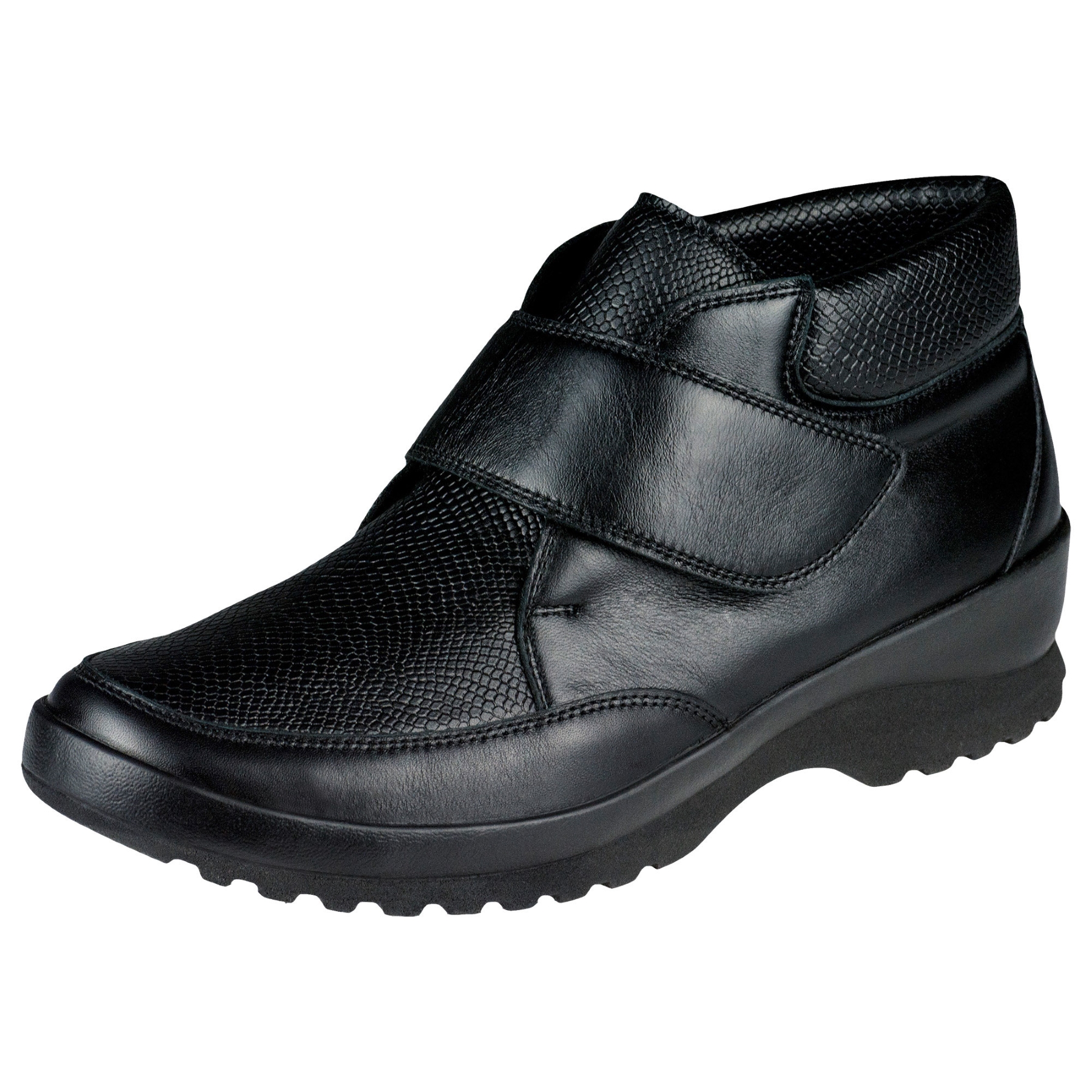 schwarze stiefeletten 3-4 ansicht