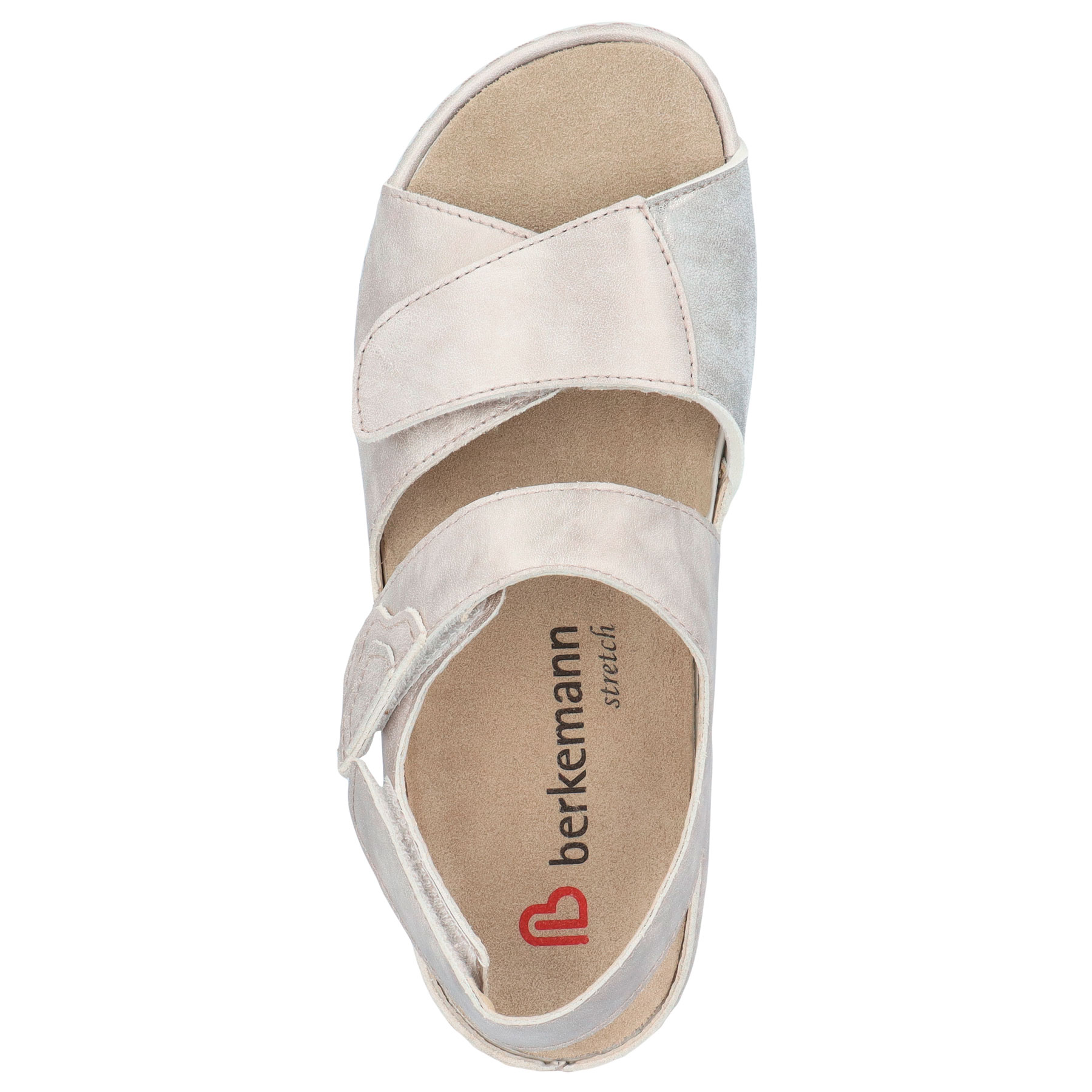 mehrfarbige sandale draufsicht