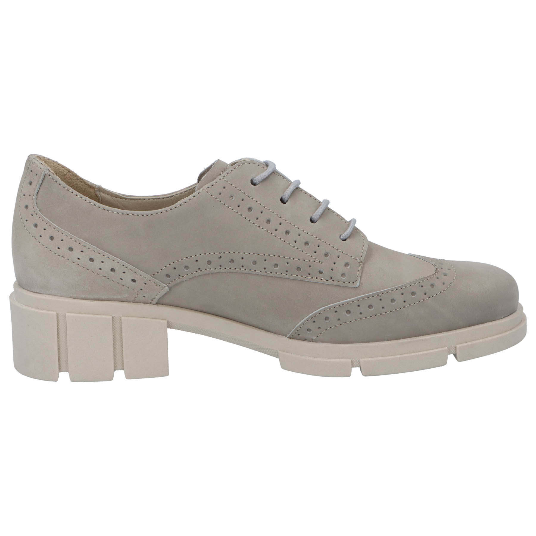 graue halbschuh seitenansicht rechts