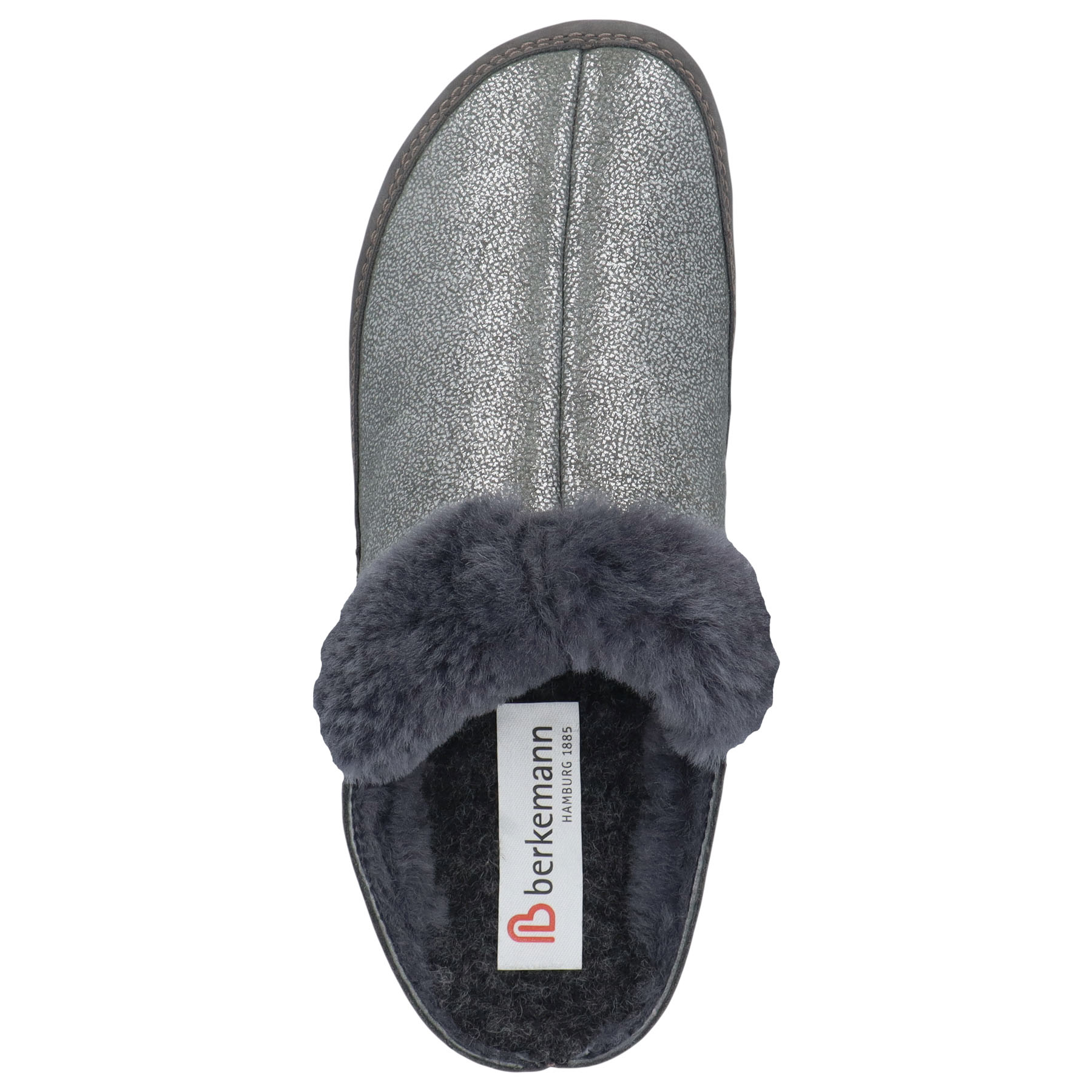 braune clogs draufsicht