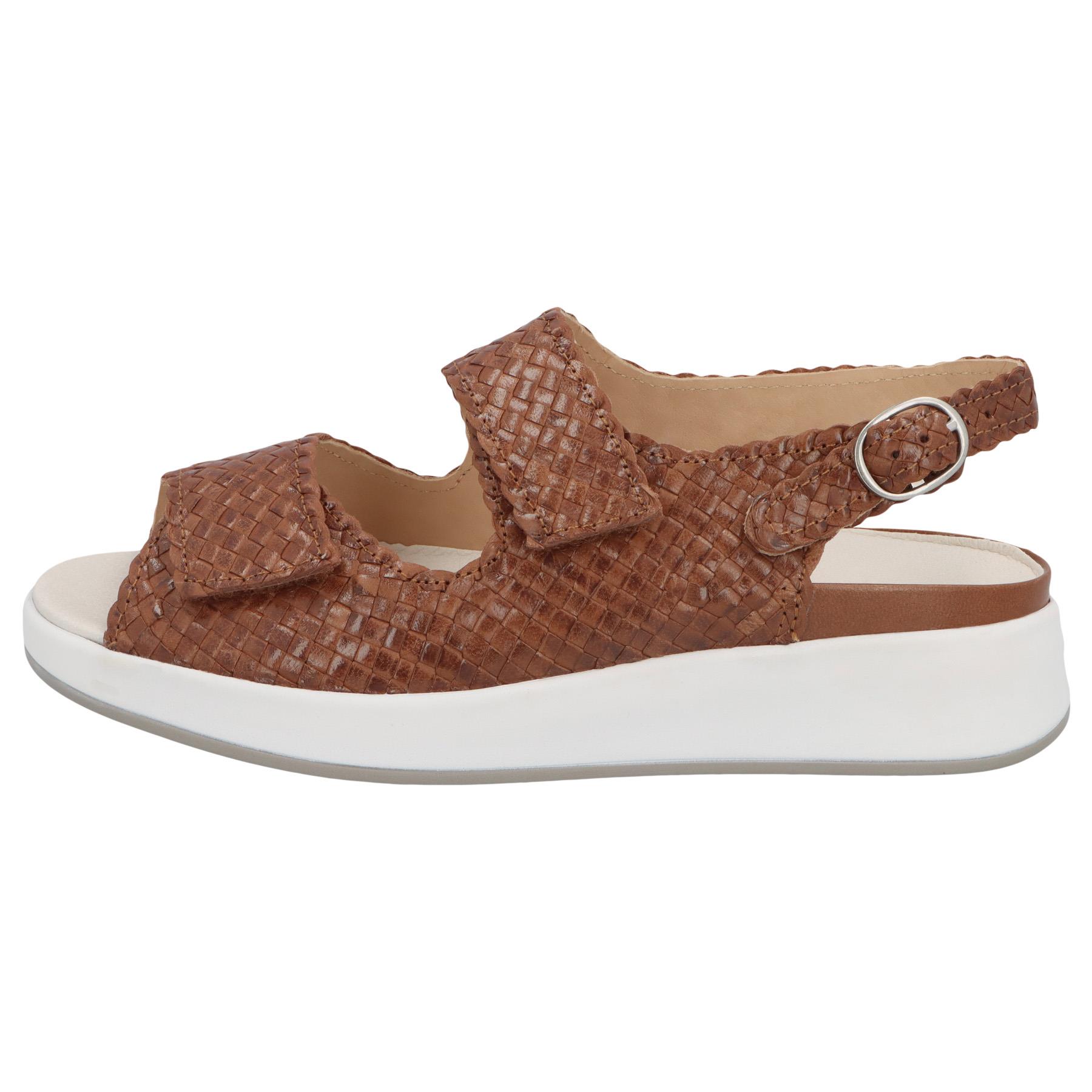 braune sandale seitenansicht links