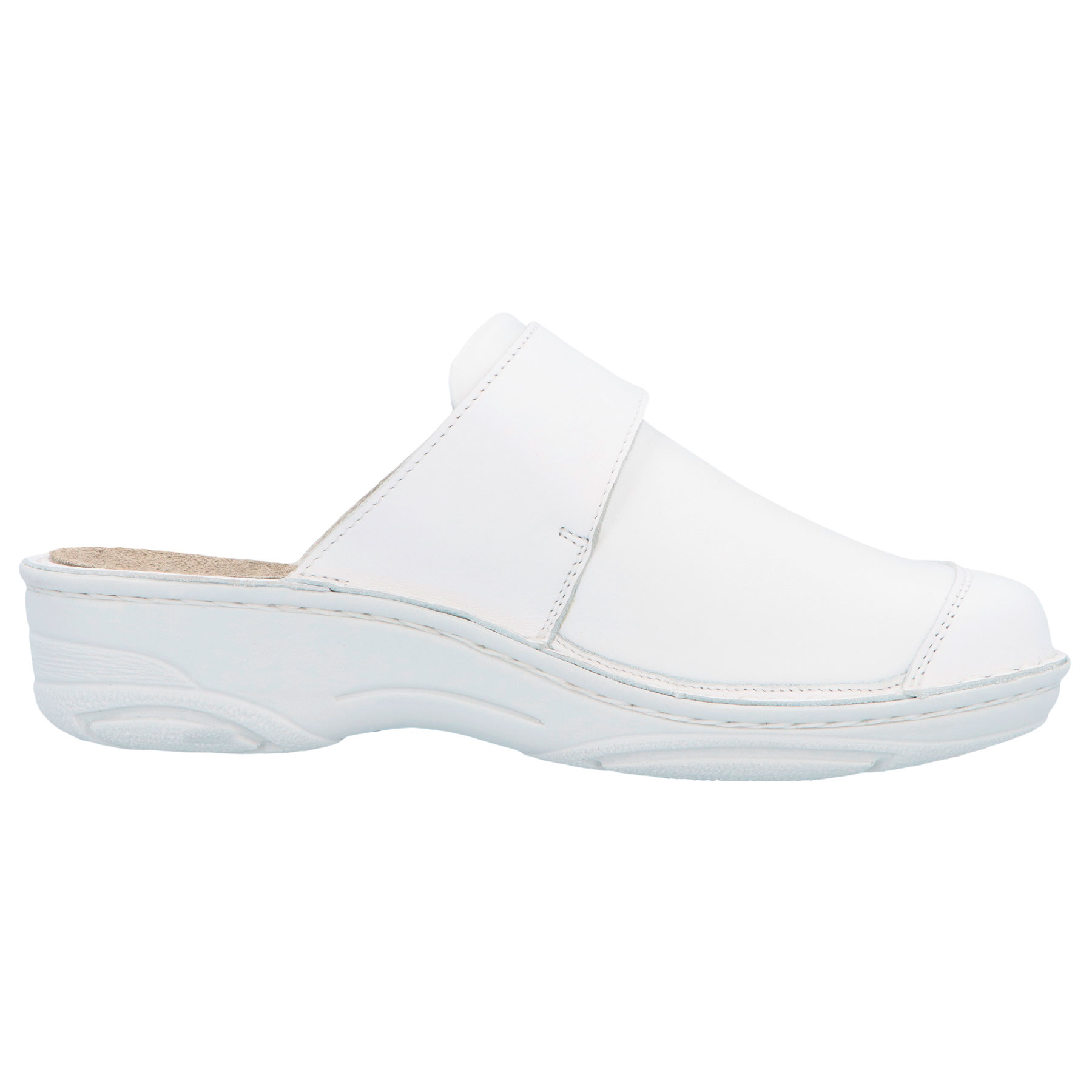 weiße clogs seitenansicht rechts