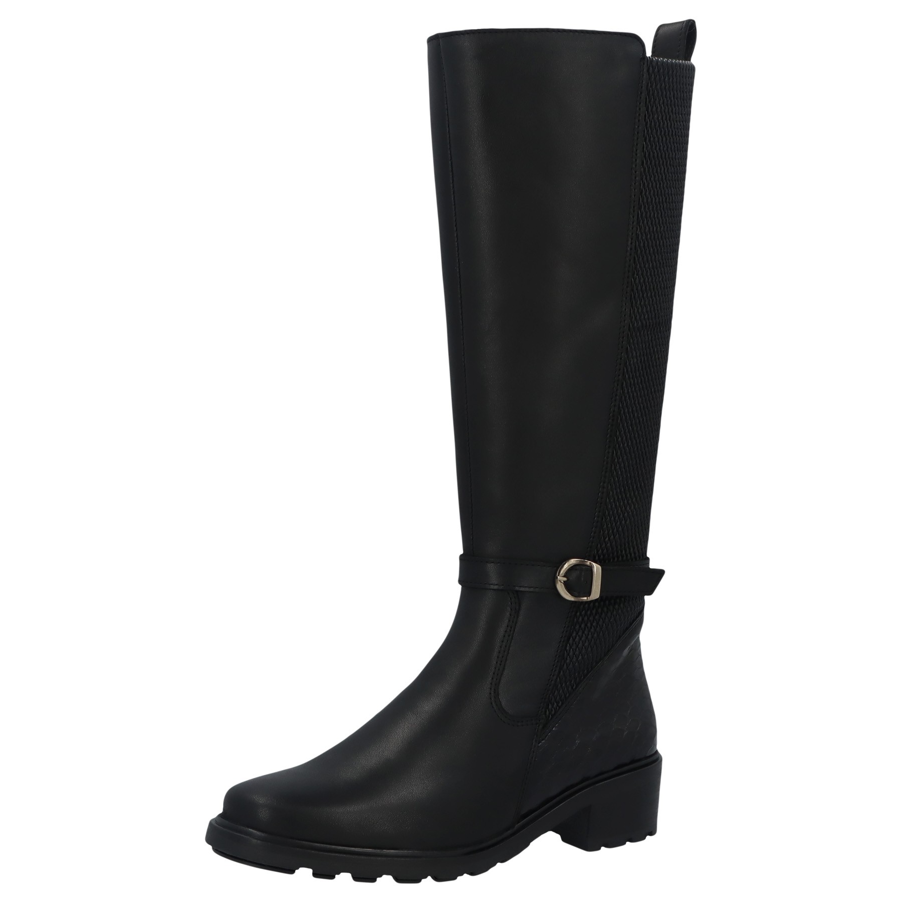 schwarze stiefel 3-4 ansicht