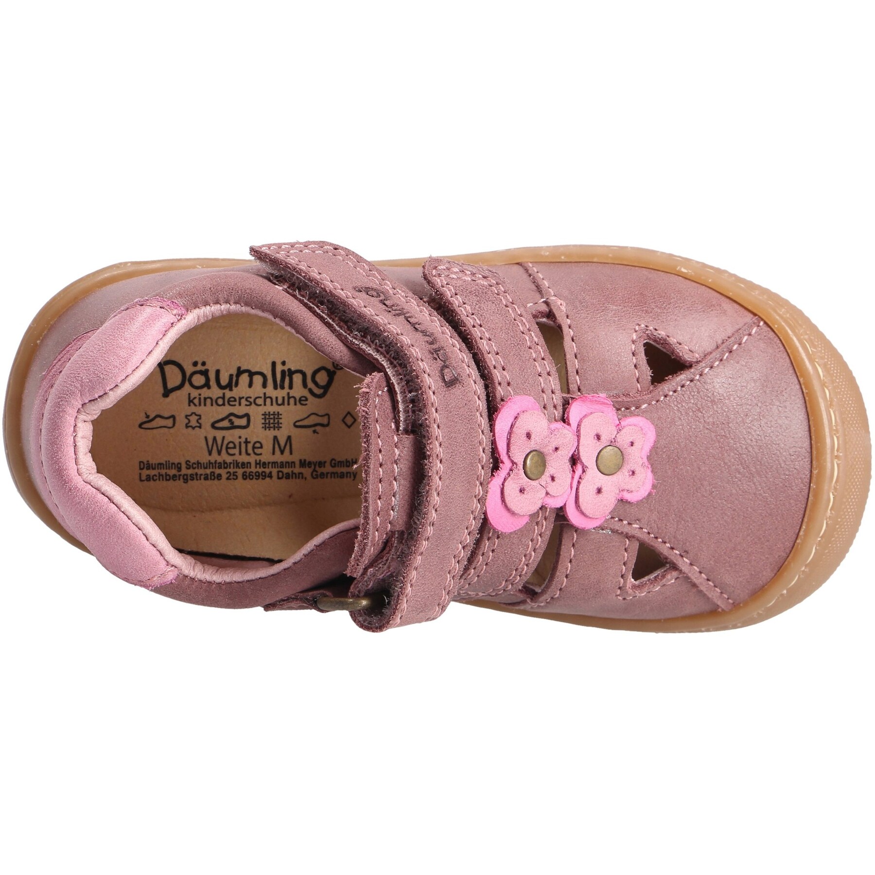 rote lauflernschuhe draufsicht