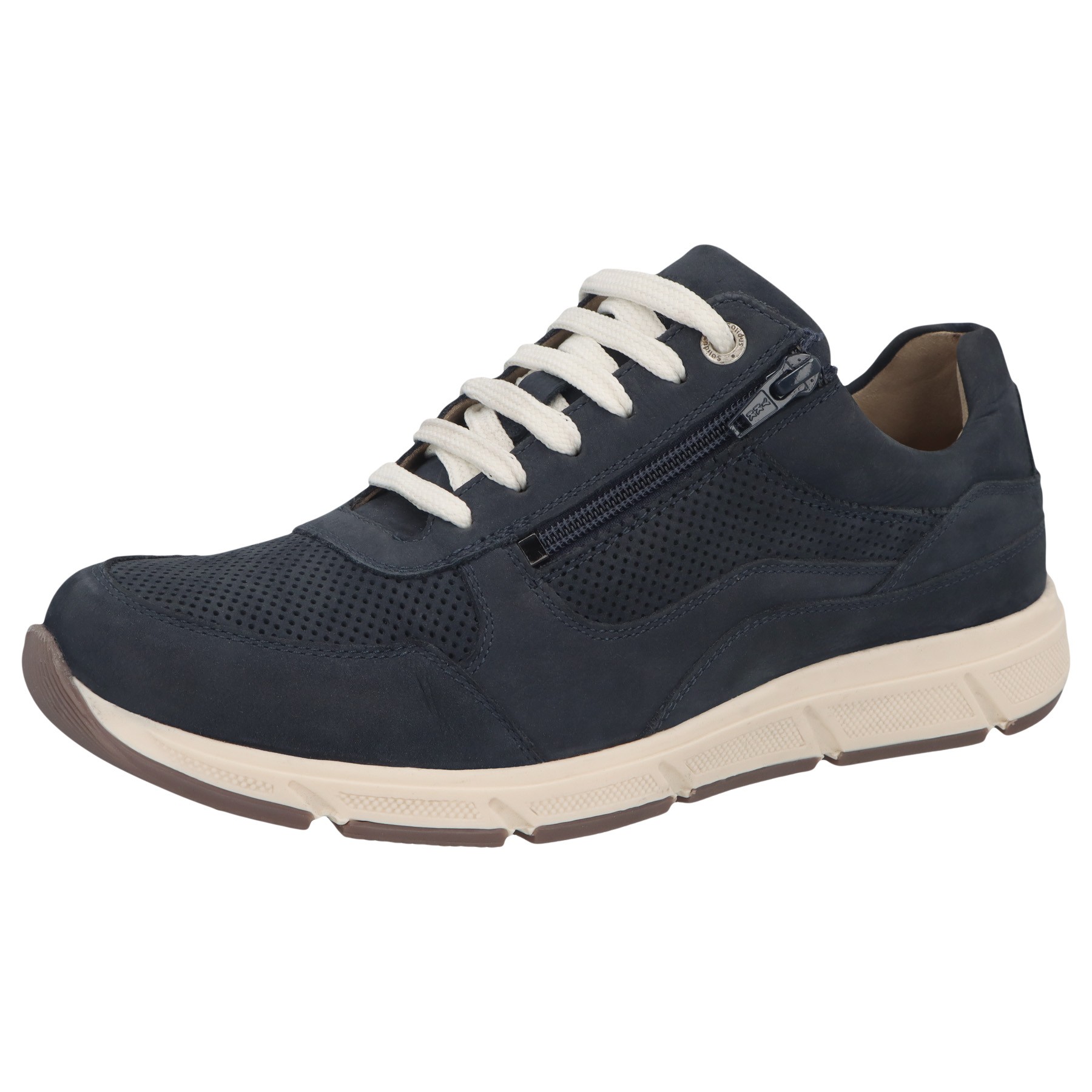 blaue halbschuh 3-4 ansicht