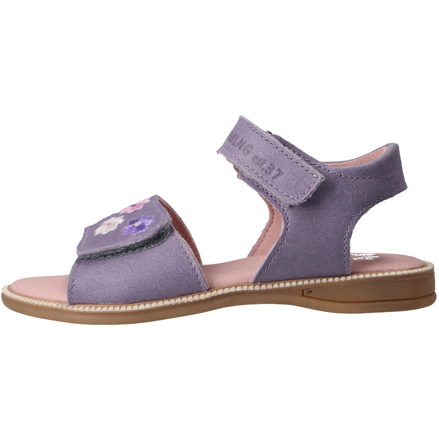 rote sandale seitenansicht links