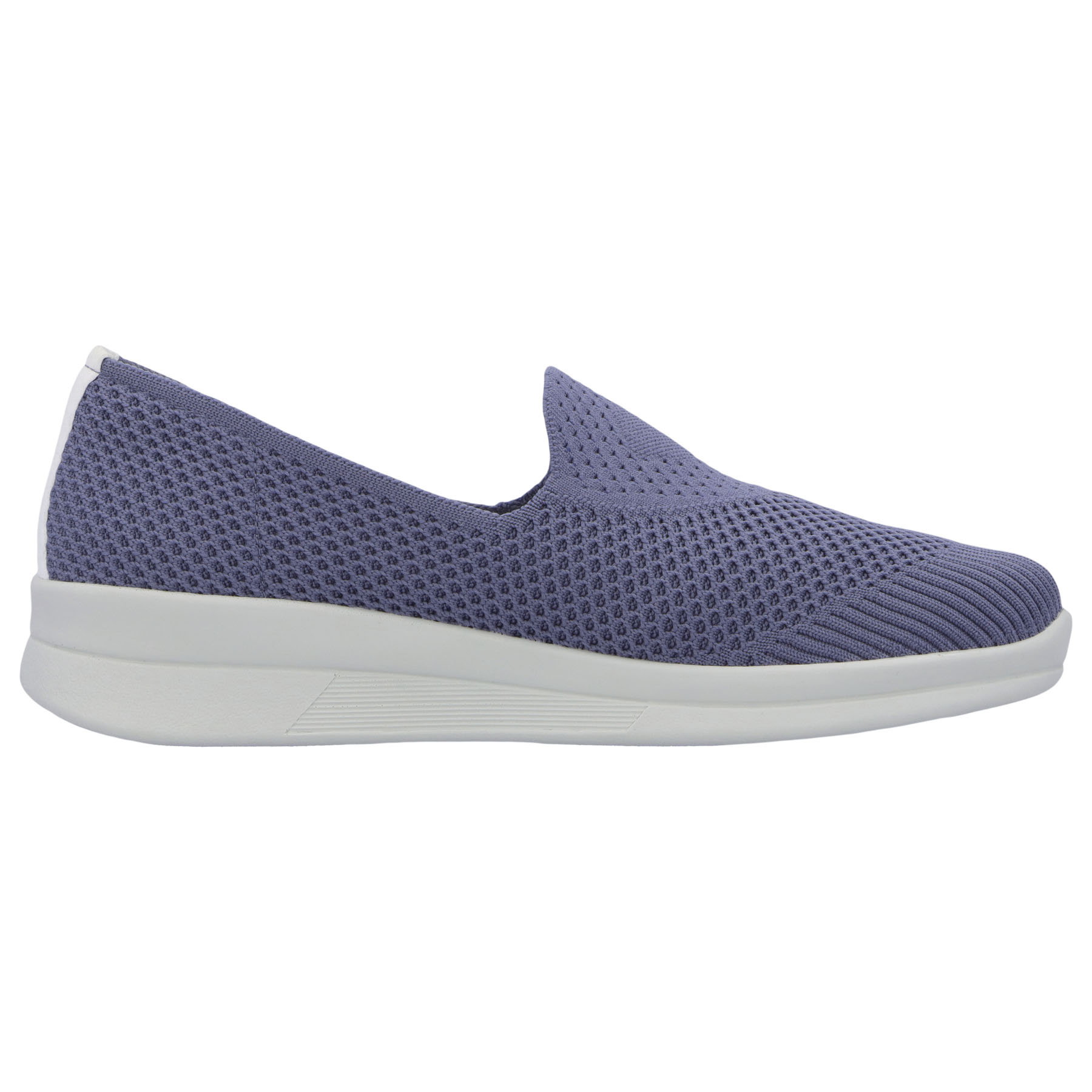 blaue halbschuh seitenansicht rechts