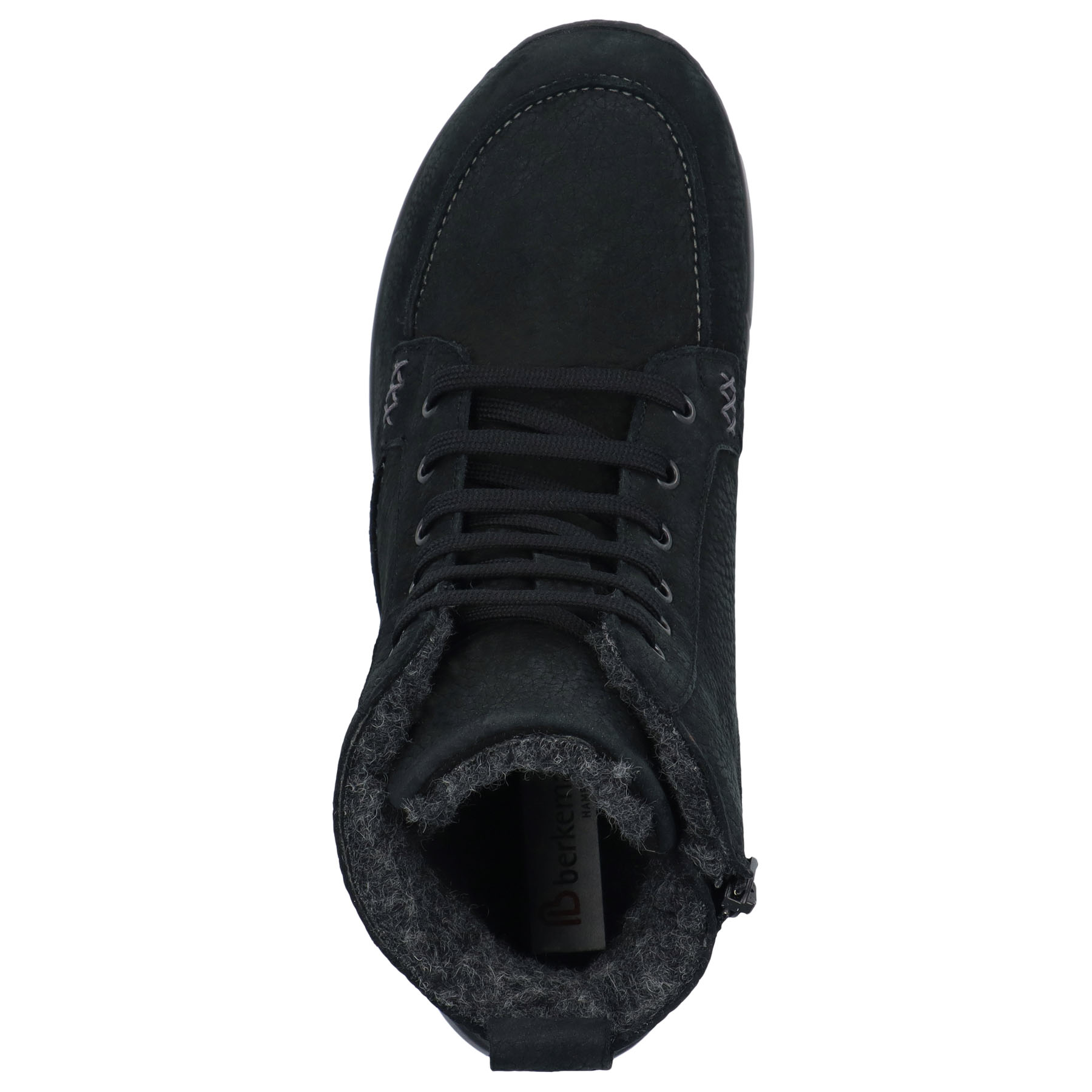 schwarze stiefeletten draufsicht