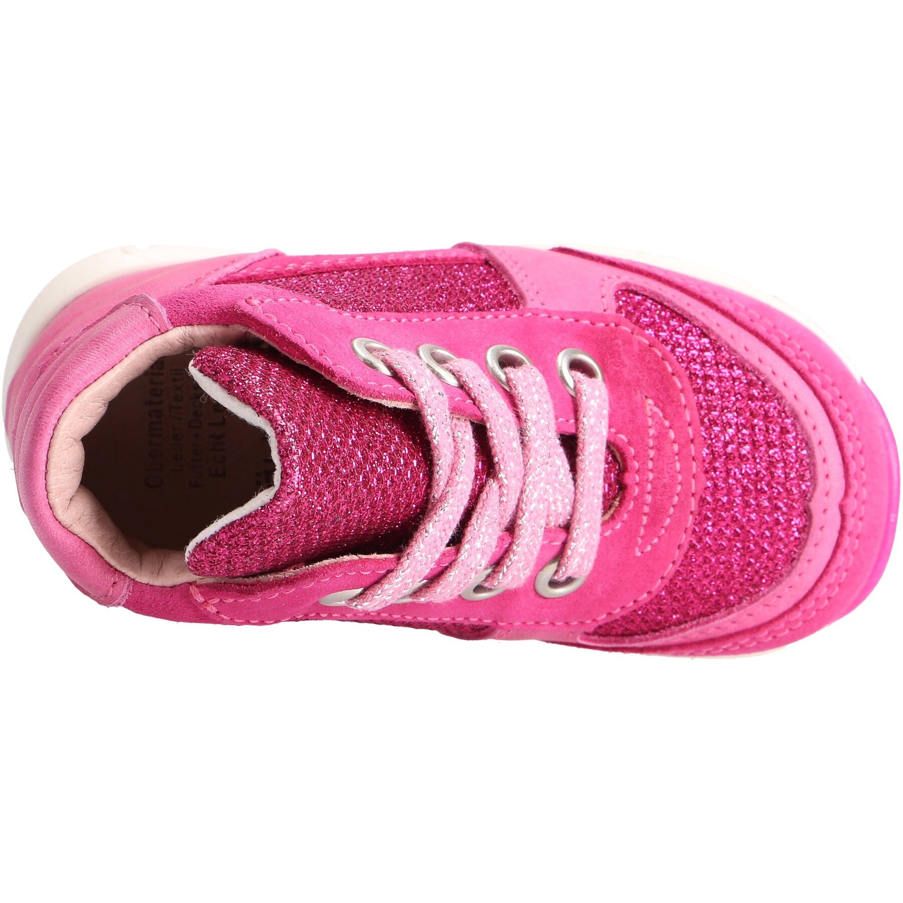 rote lauflernschuhe draufsicht