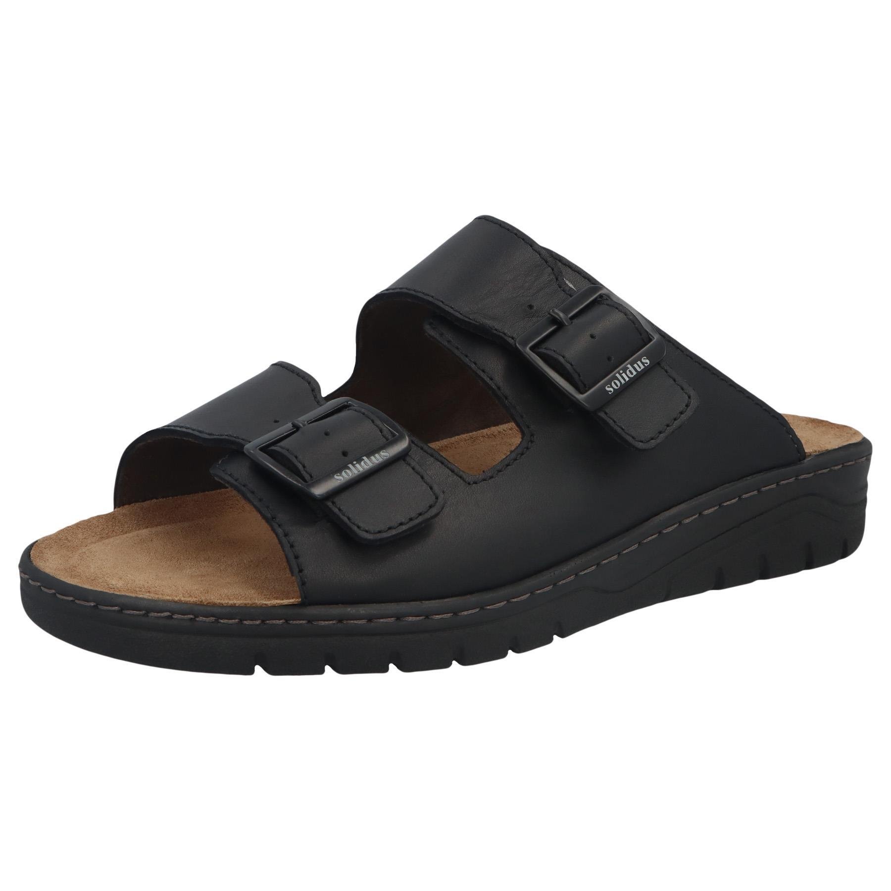 schwarze sandale 3-4 ansicht