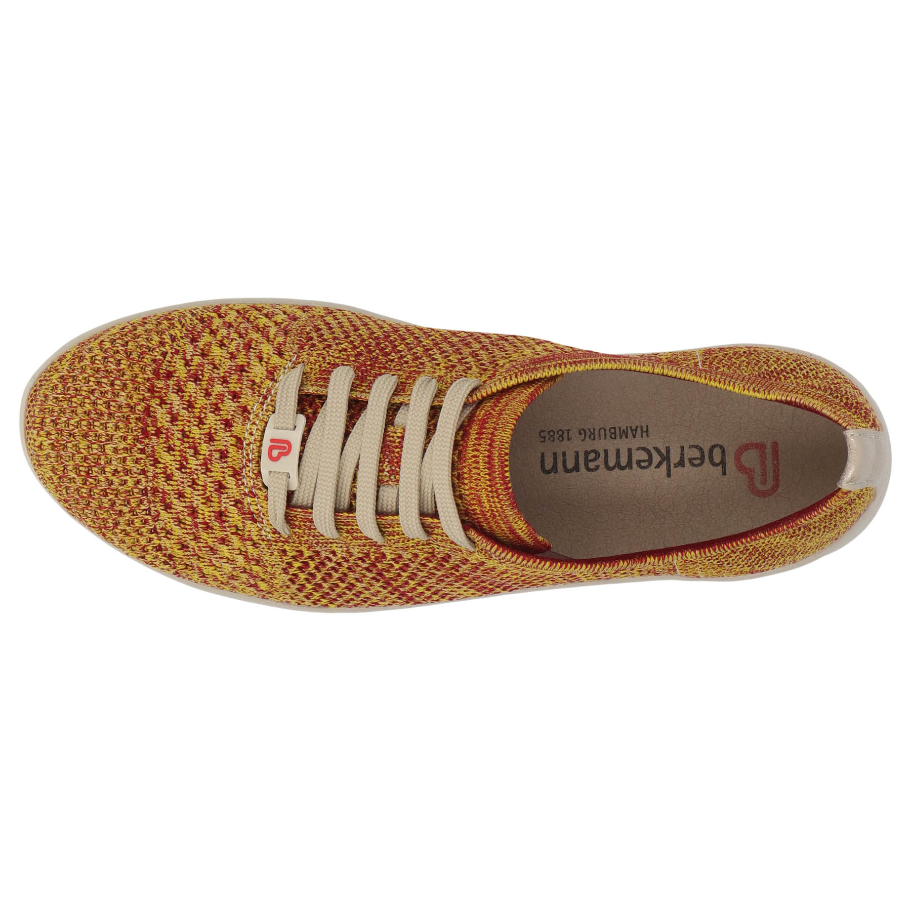 rote sneaker draufsicht