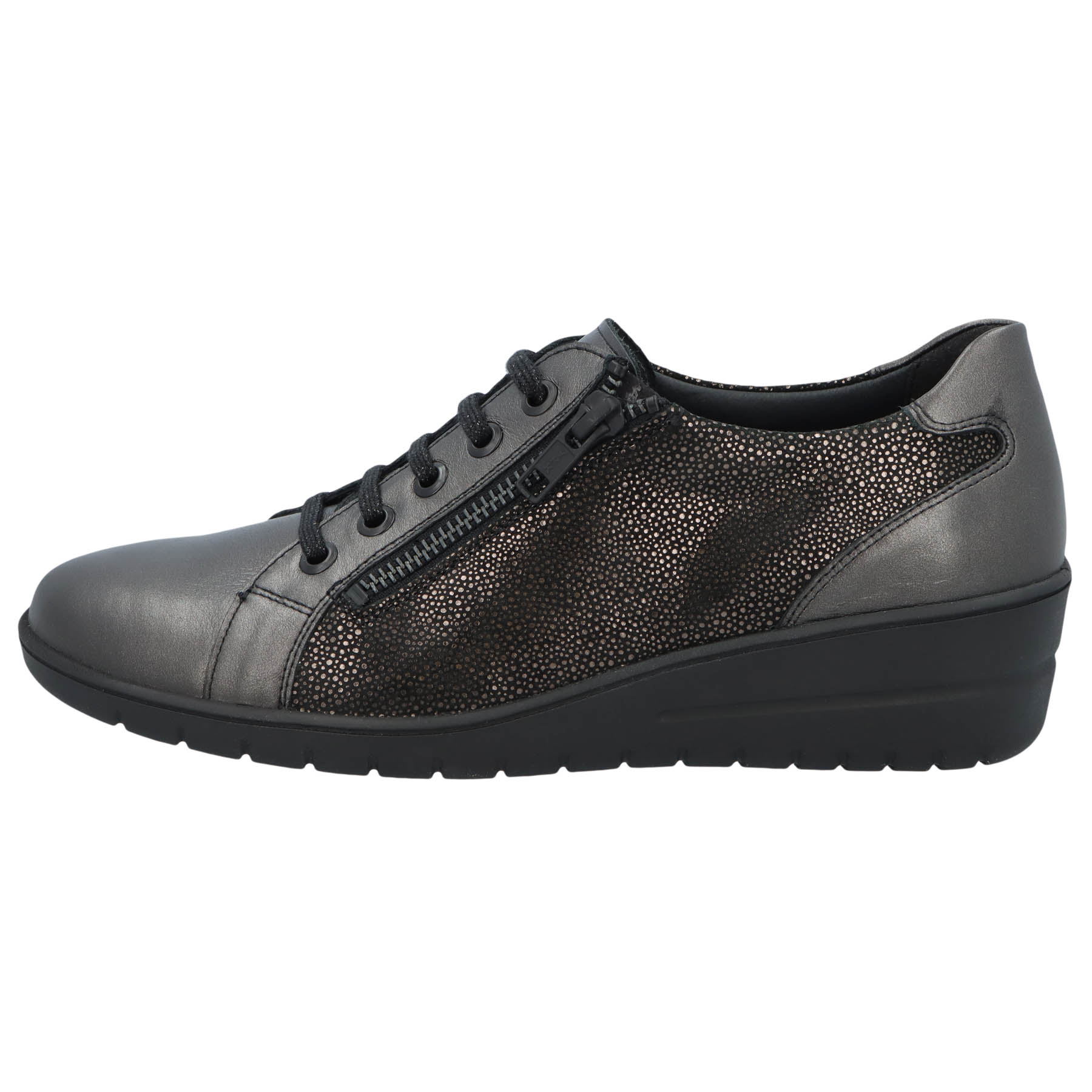 braune halbschuh seitenansicht links