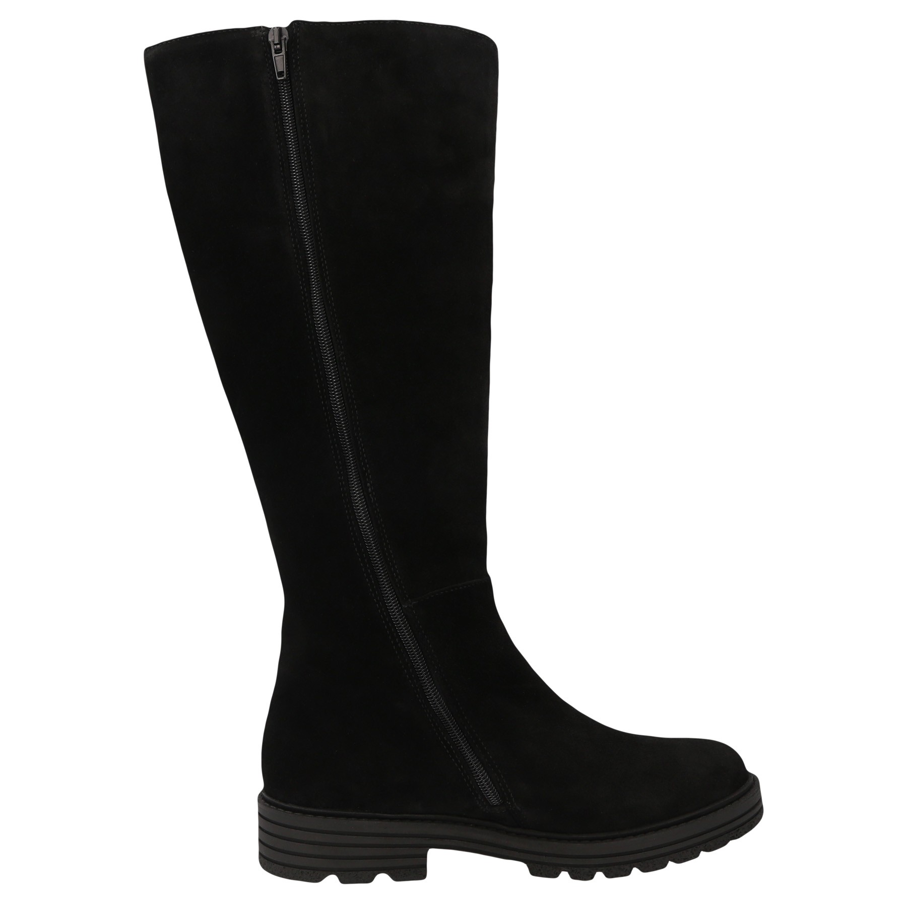 schwarze stiefel seitenansicht rechts