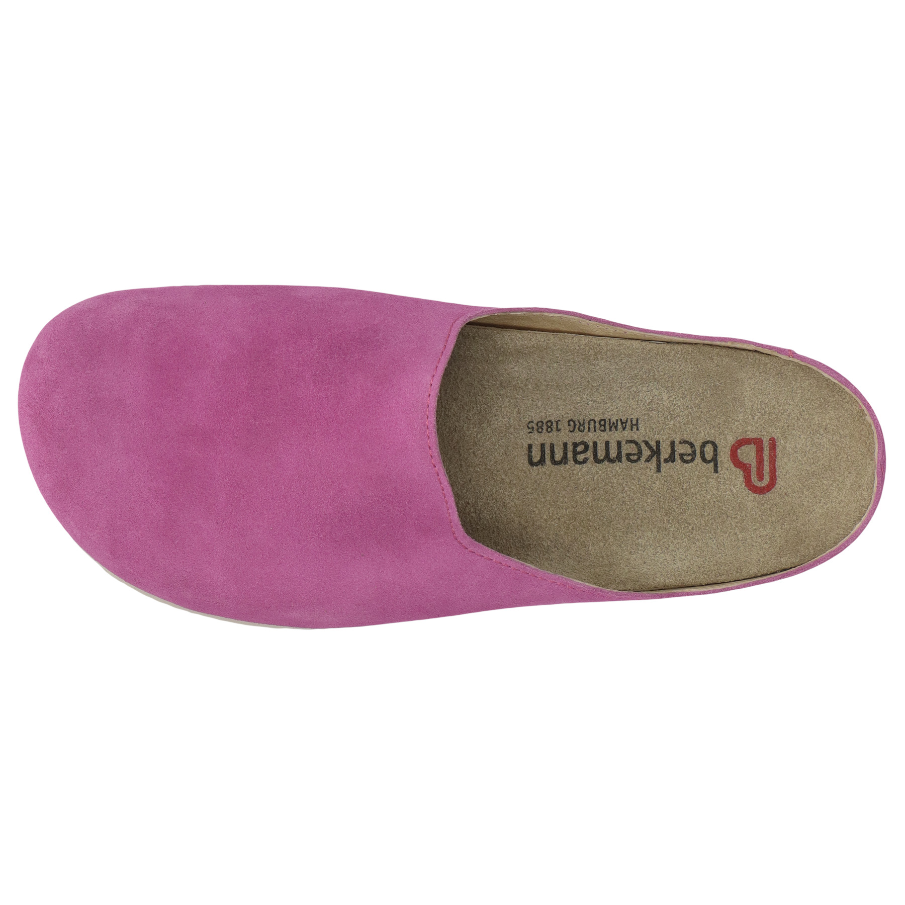 rote clogs draufsicht