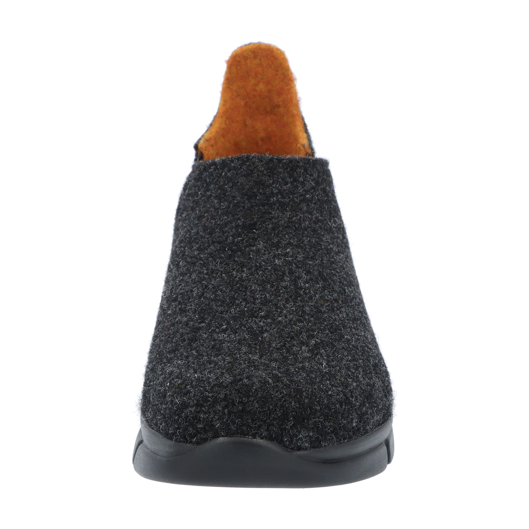 graue hausschuhe vorderansicht
