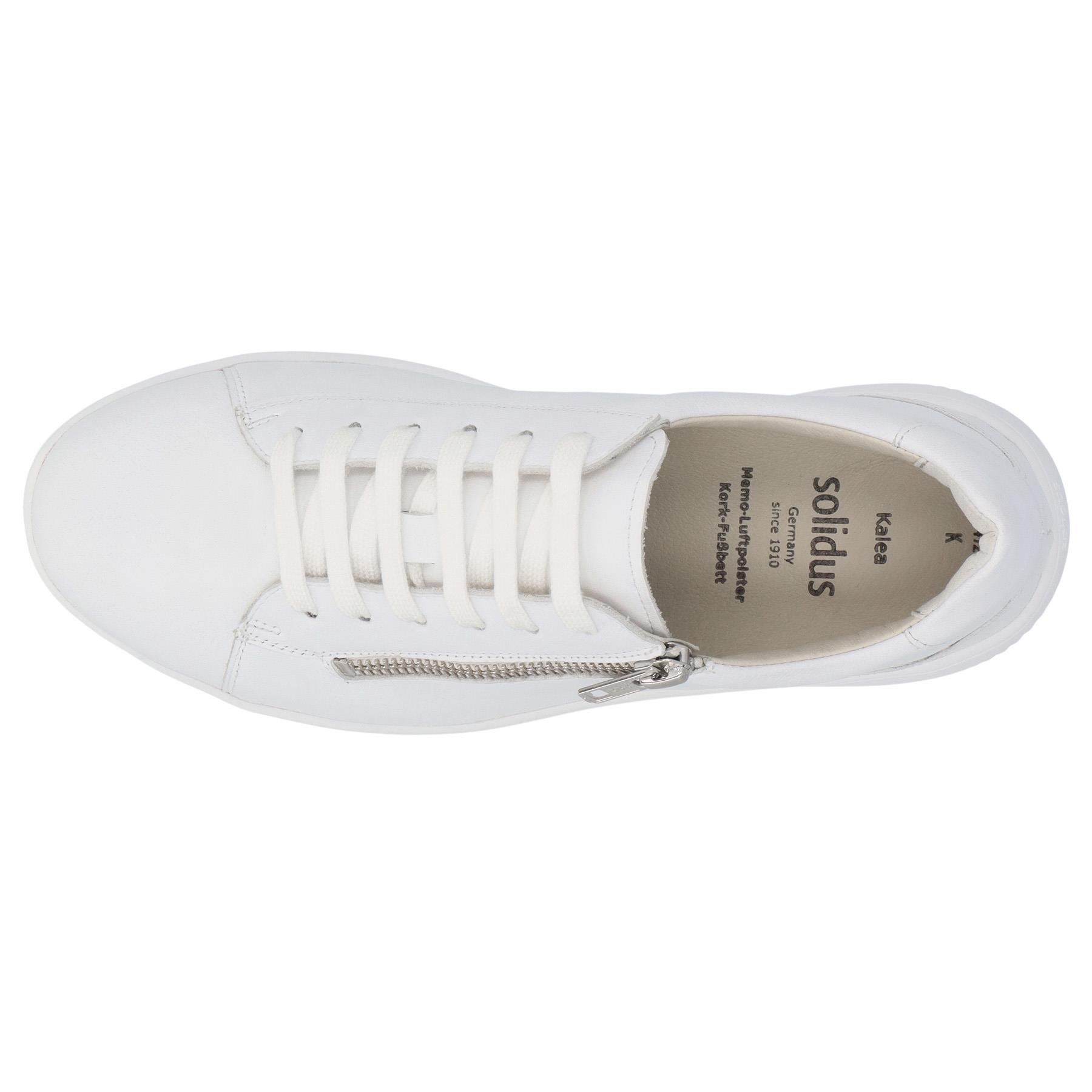 weiße halbschuh draufsicht