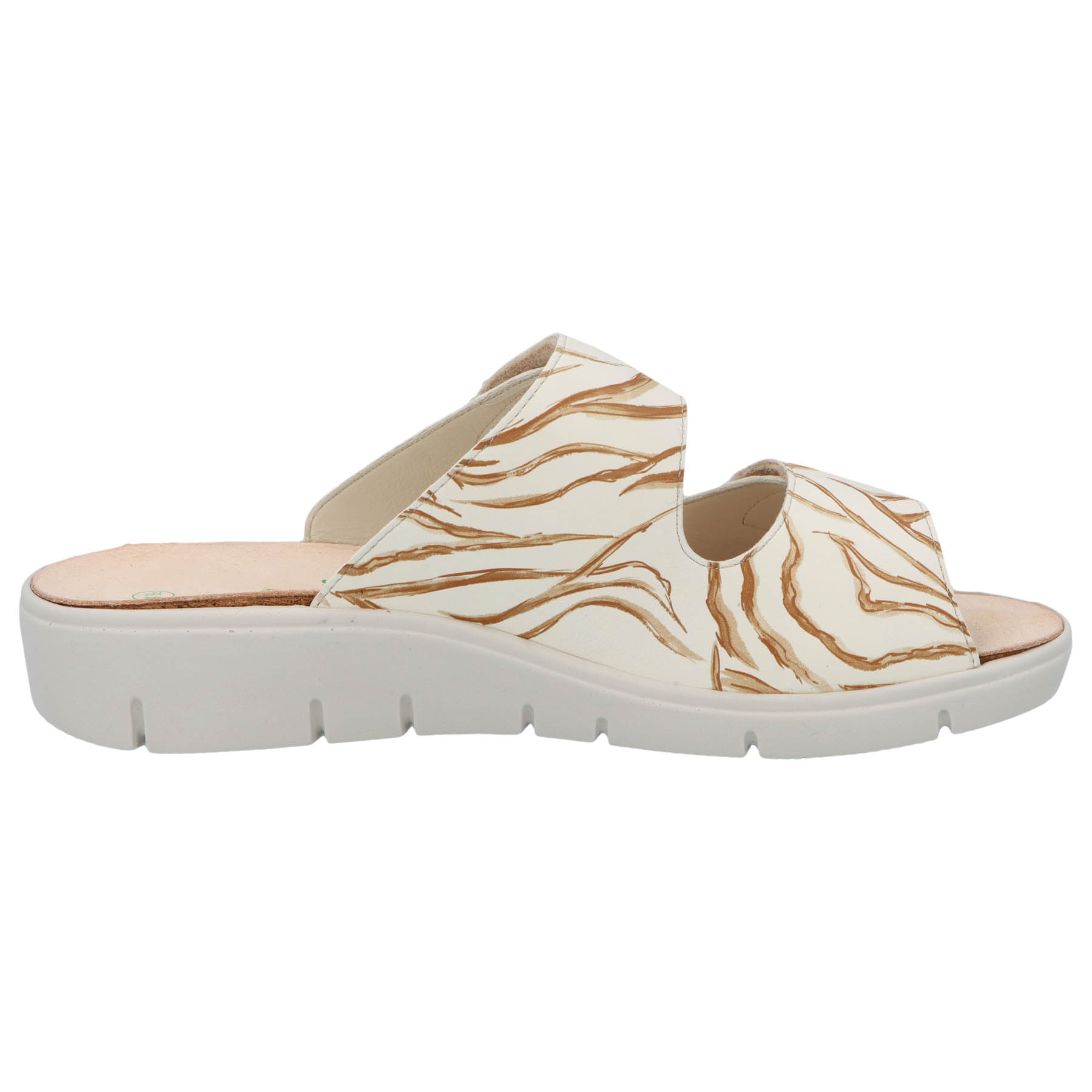 mehrfarbige pantolette seitenansicht rechts