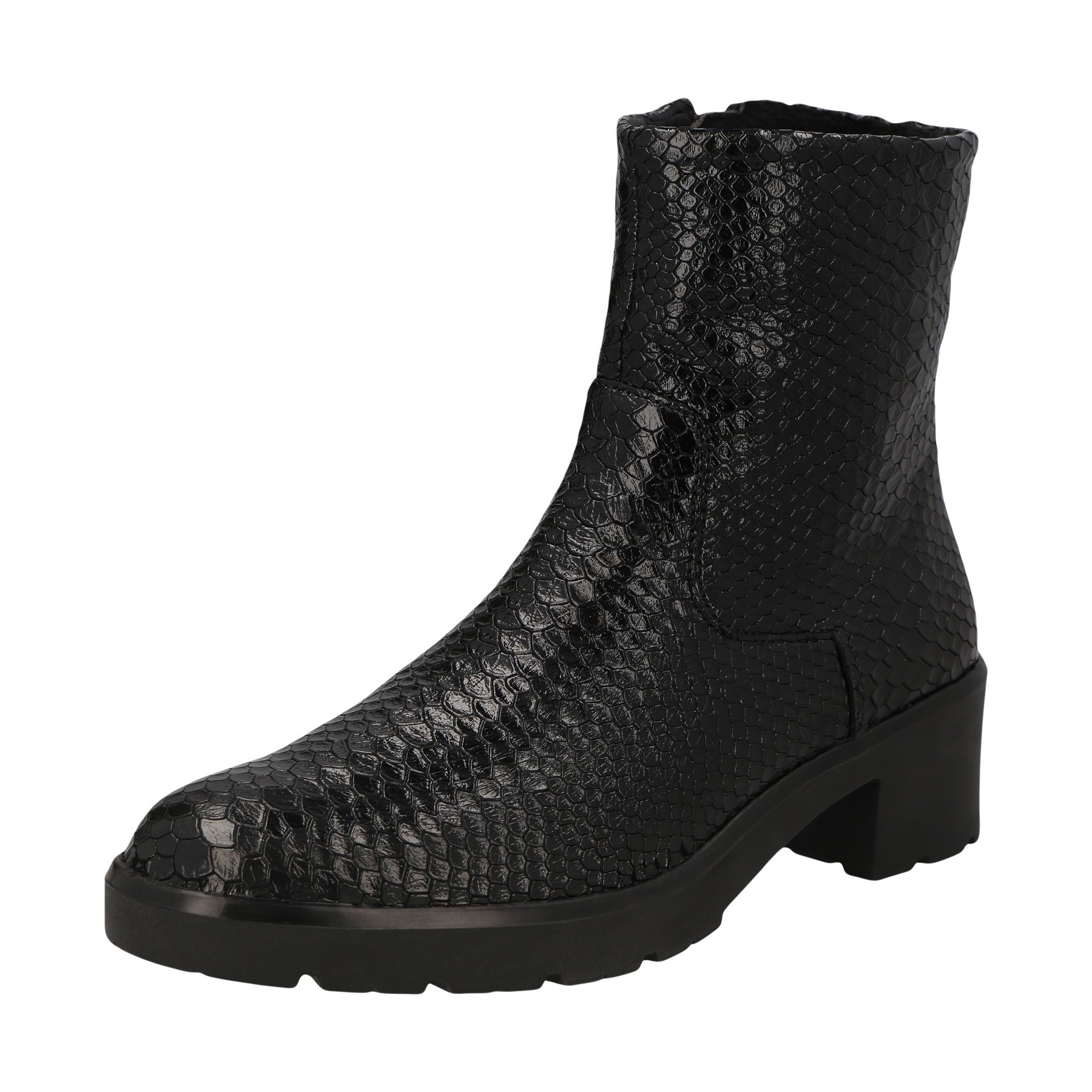 schwarze stiefel 3-4 ansicht