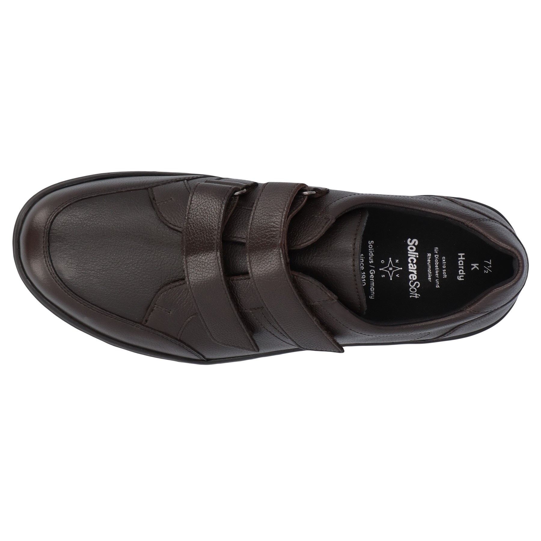 braune halbschuh hinteransicht
