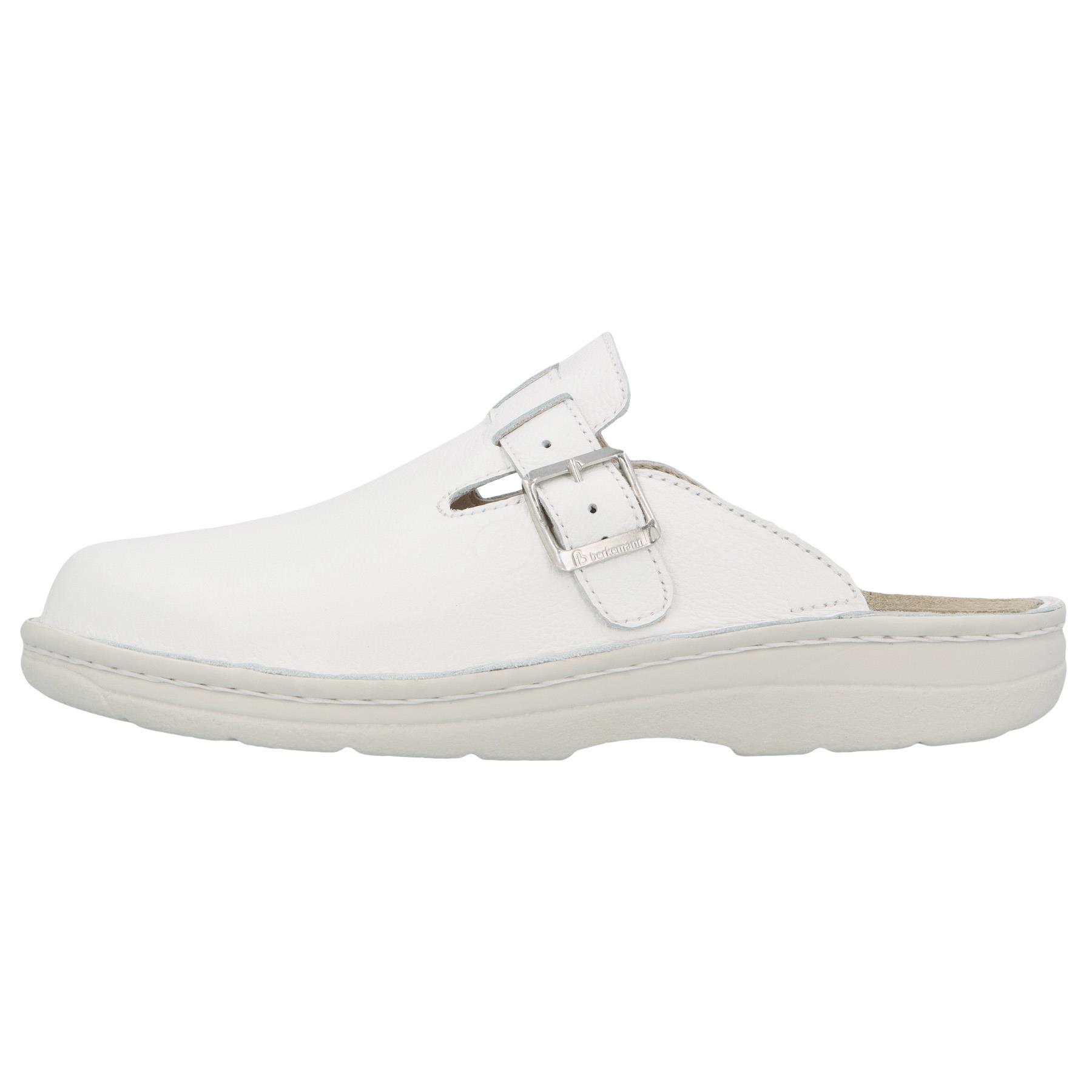 weiße clogs seitenansicht links