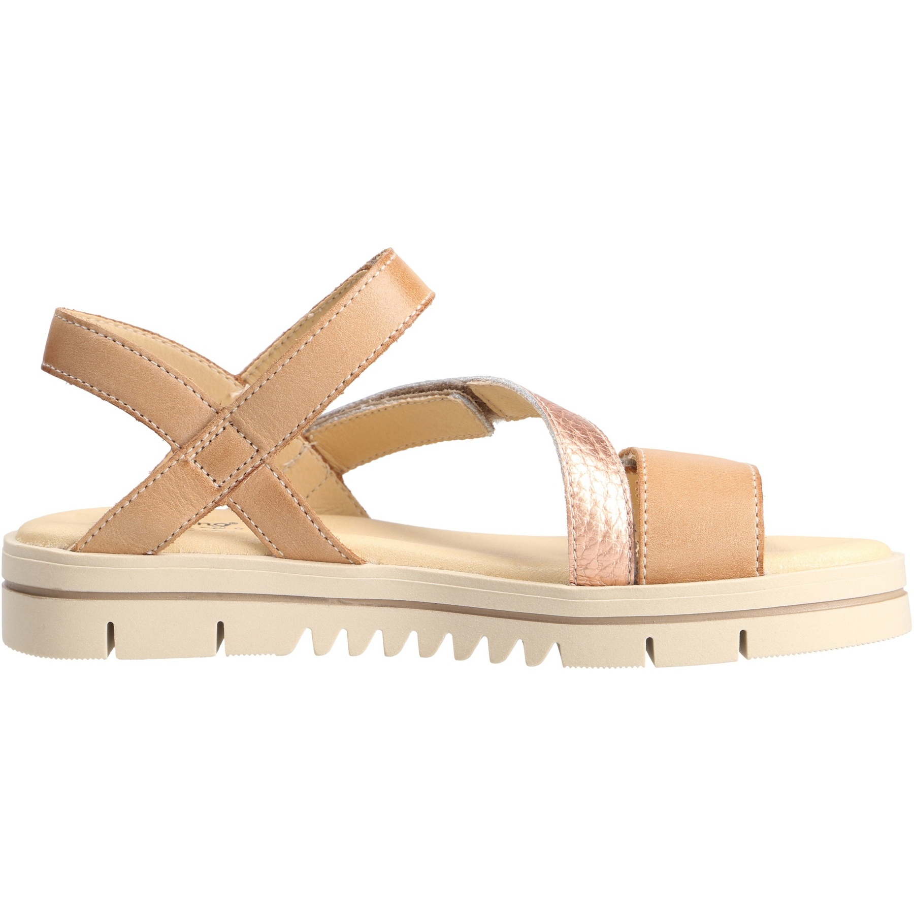 braune sandale seitenansicht rechts