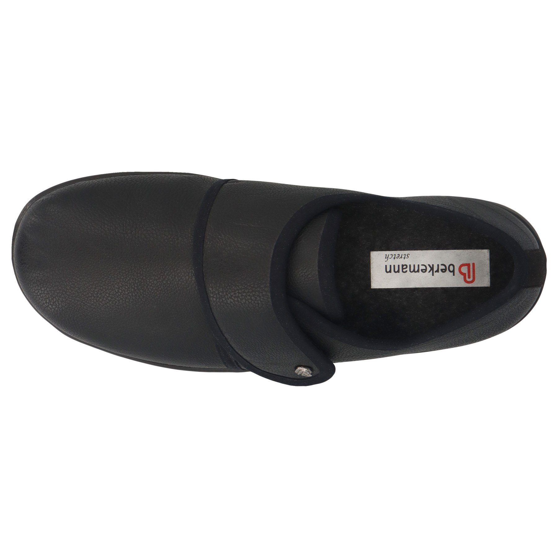 schwarze halbschuh draufsicht