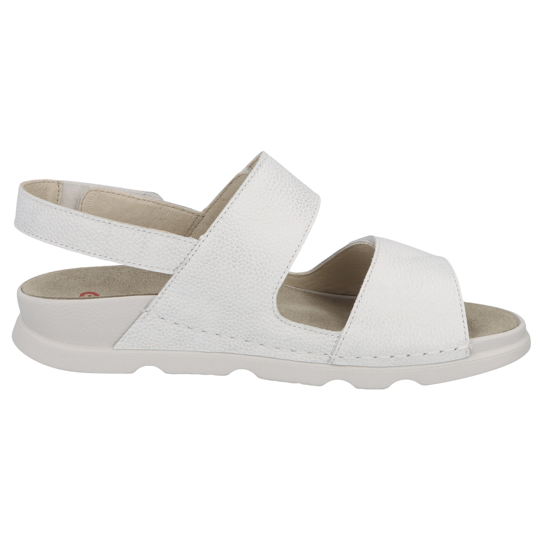 weiße sandale seitenansicht rechts