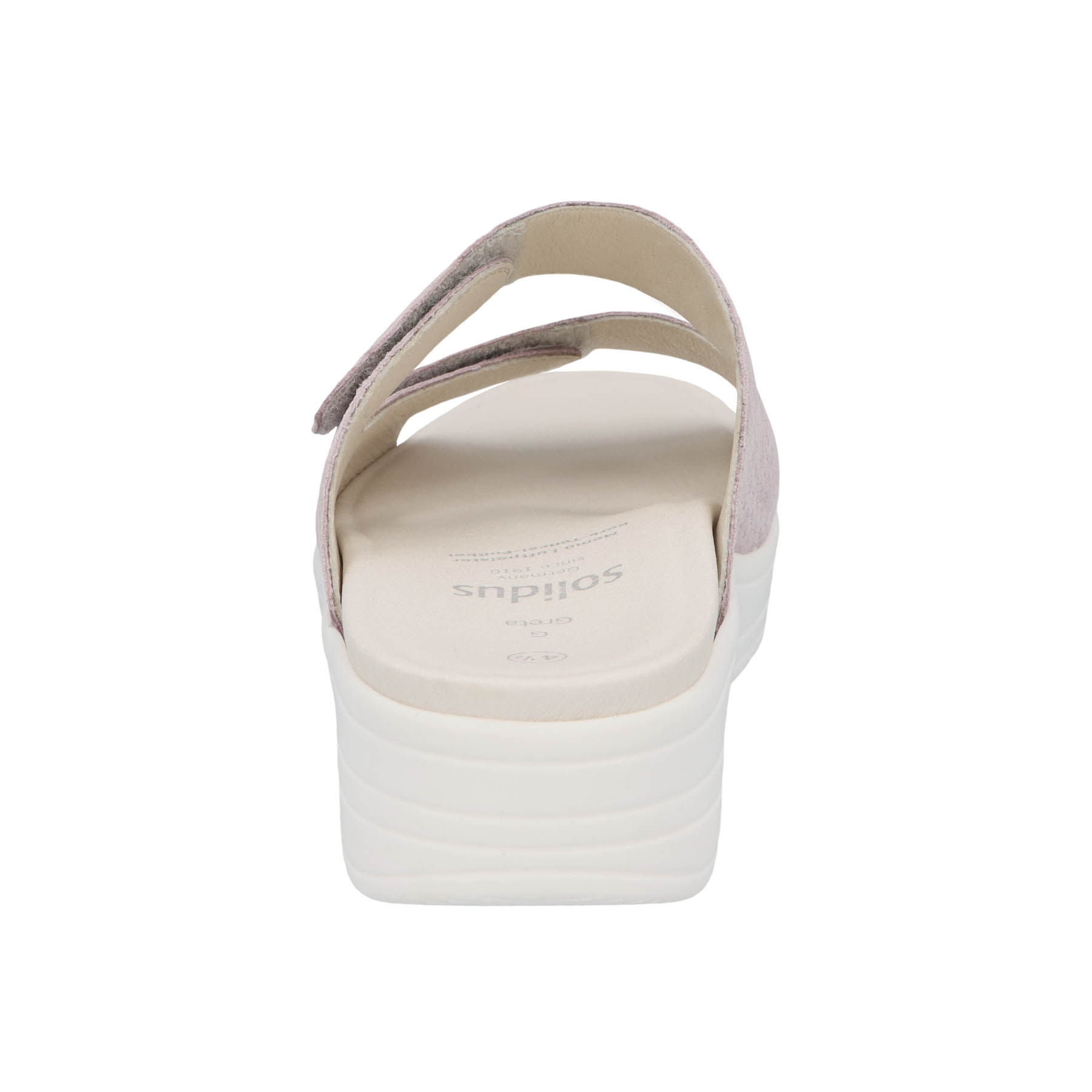 mehrfarbige sandale hinteransicht