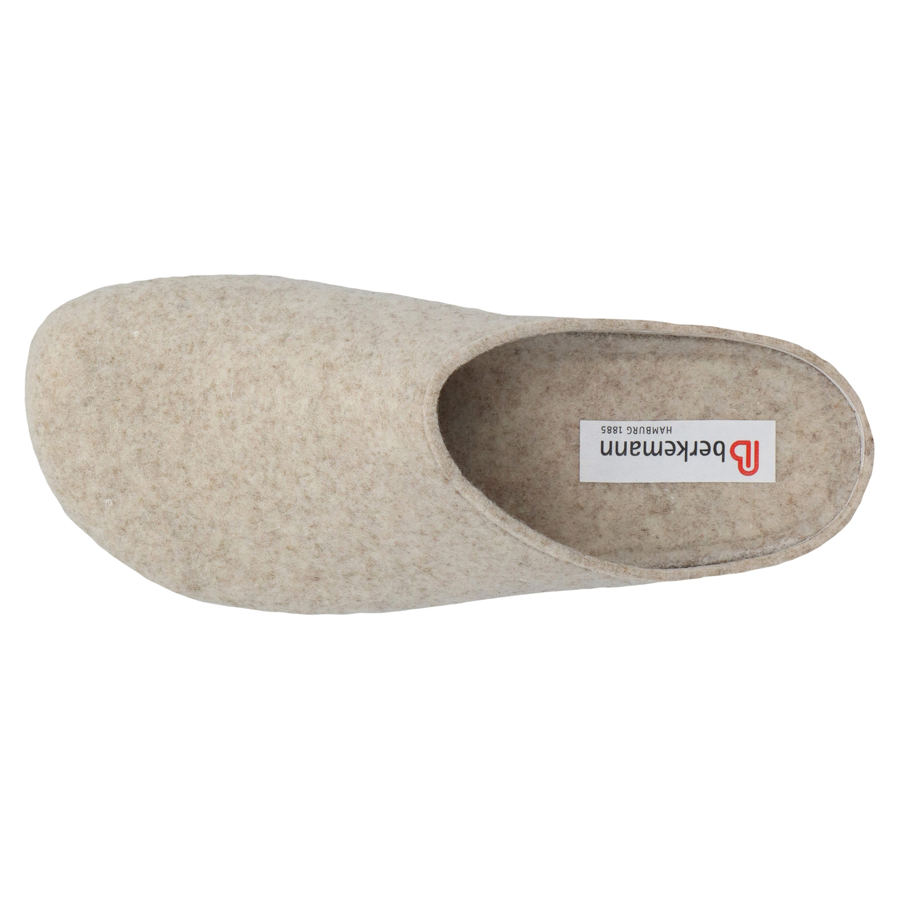 graue hausschuhe draufsicht