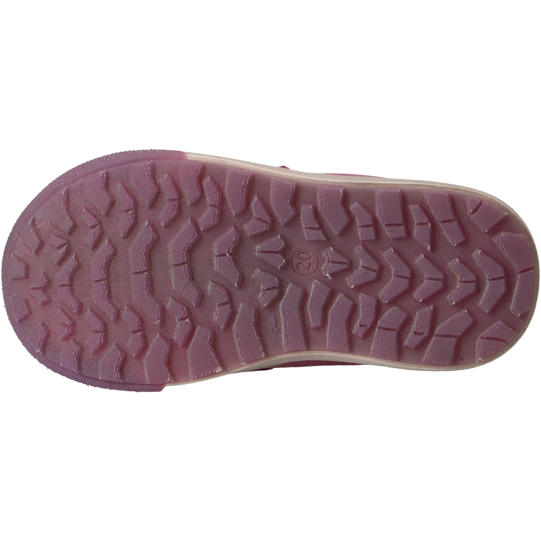 rote lauflernschuhe sohlenansicht