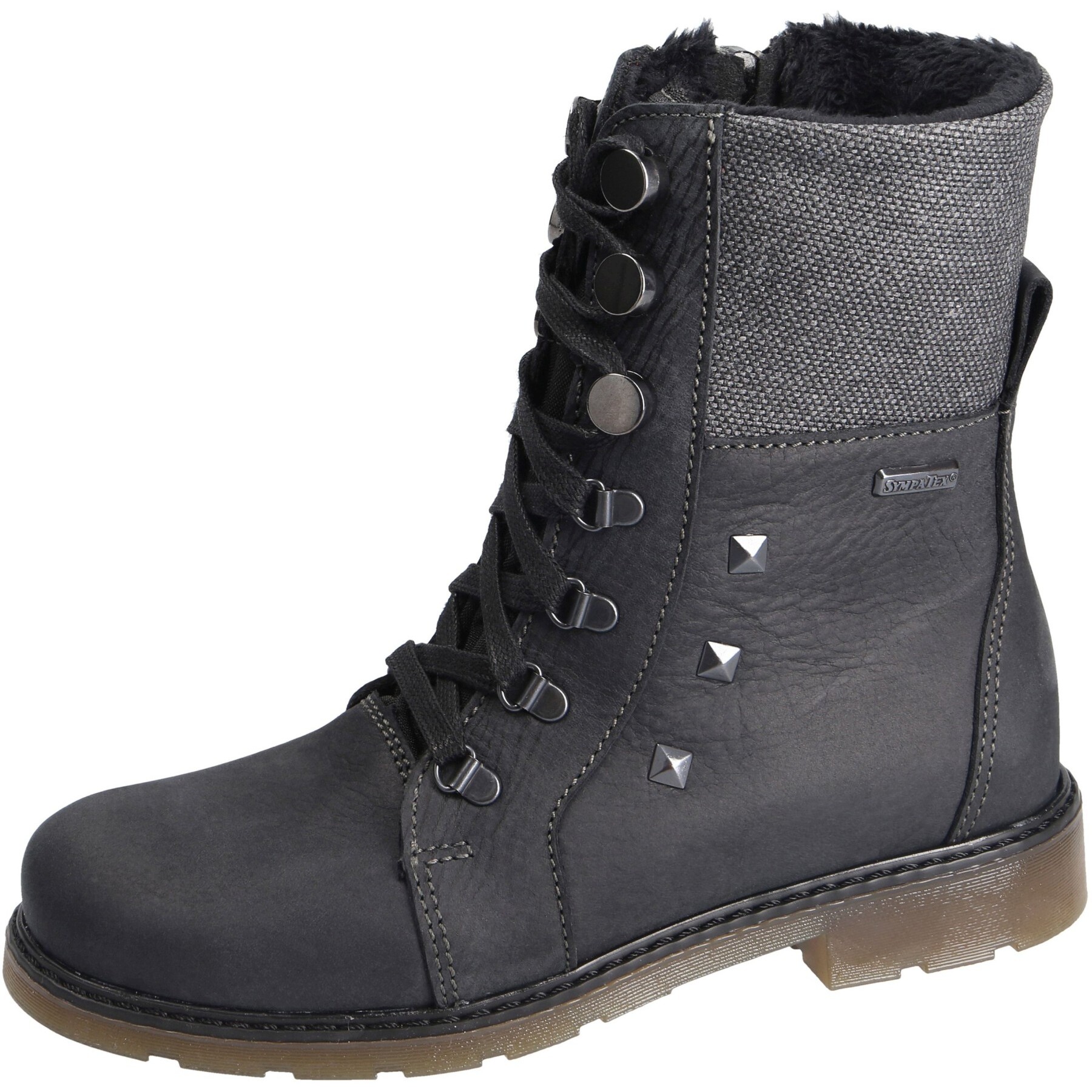 schwarze stiefel 3-4 ansicht