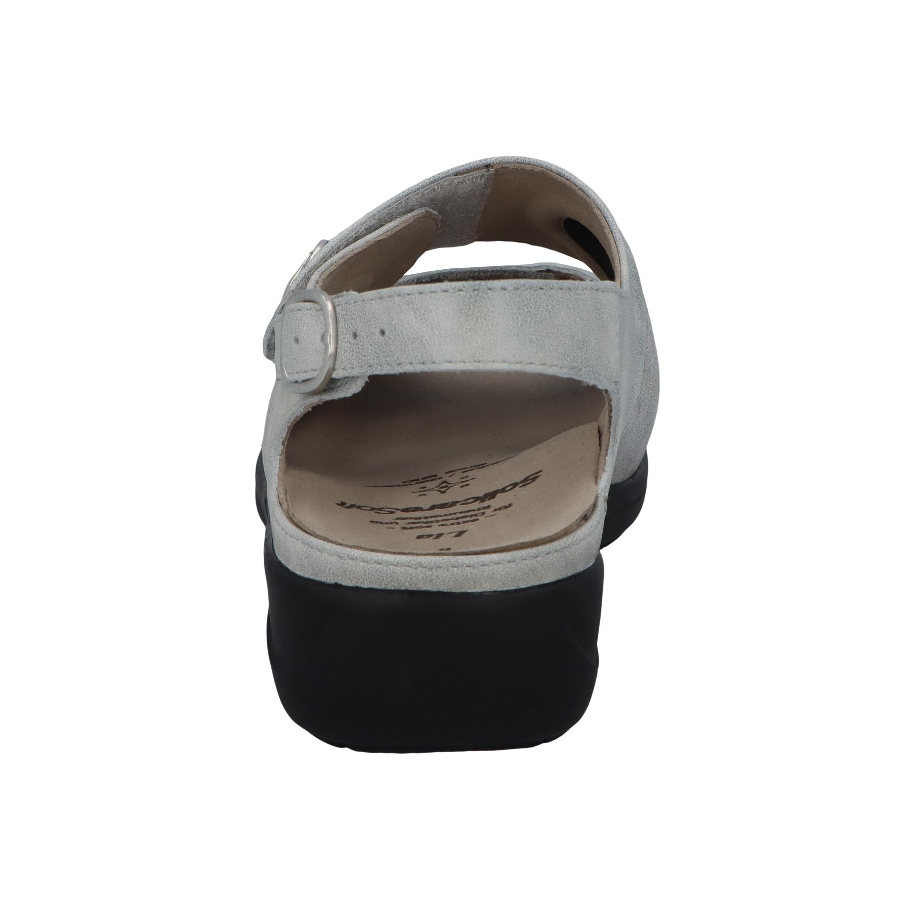 graue sandale hinteransicht