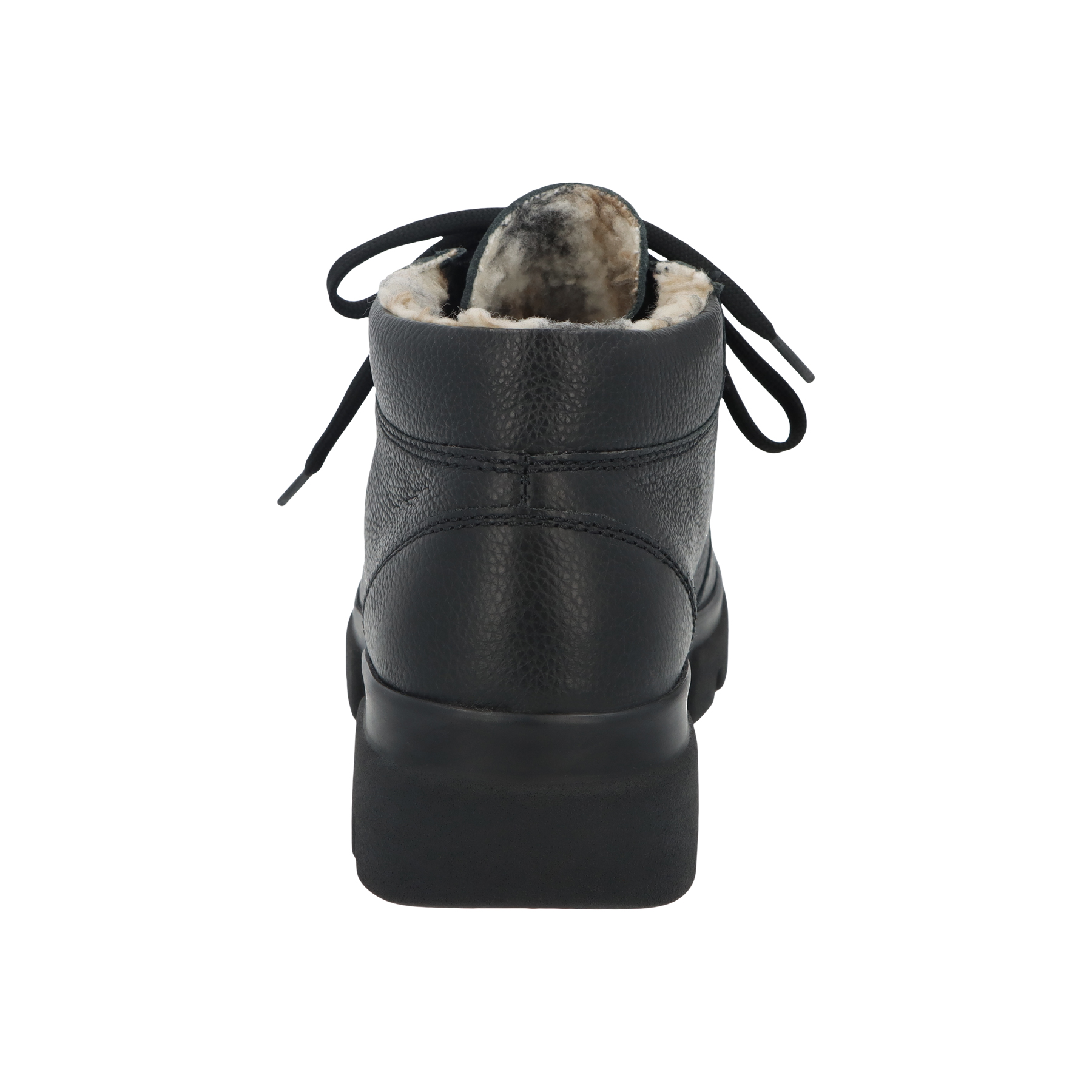 schwarze stiefeletten hinteransicht