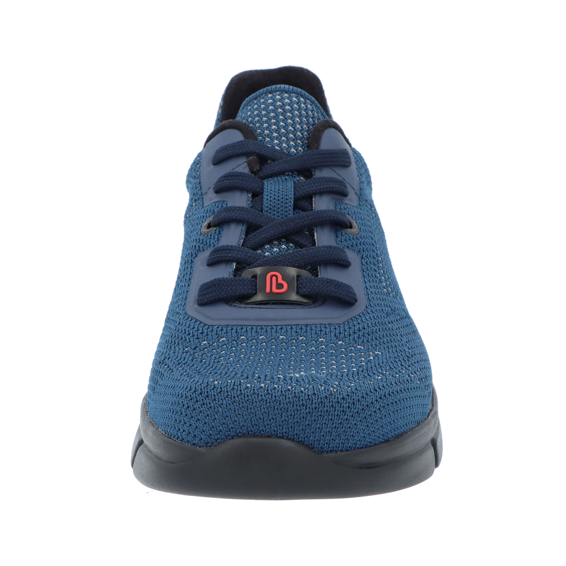 blaue halbschuh vorderansicht