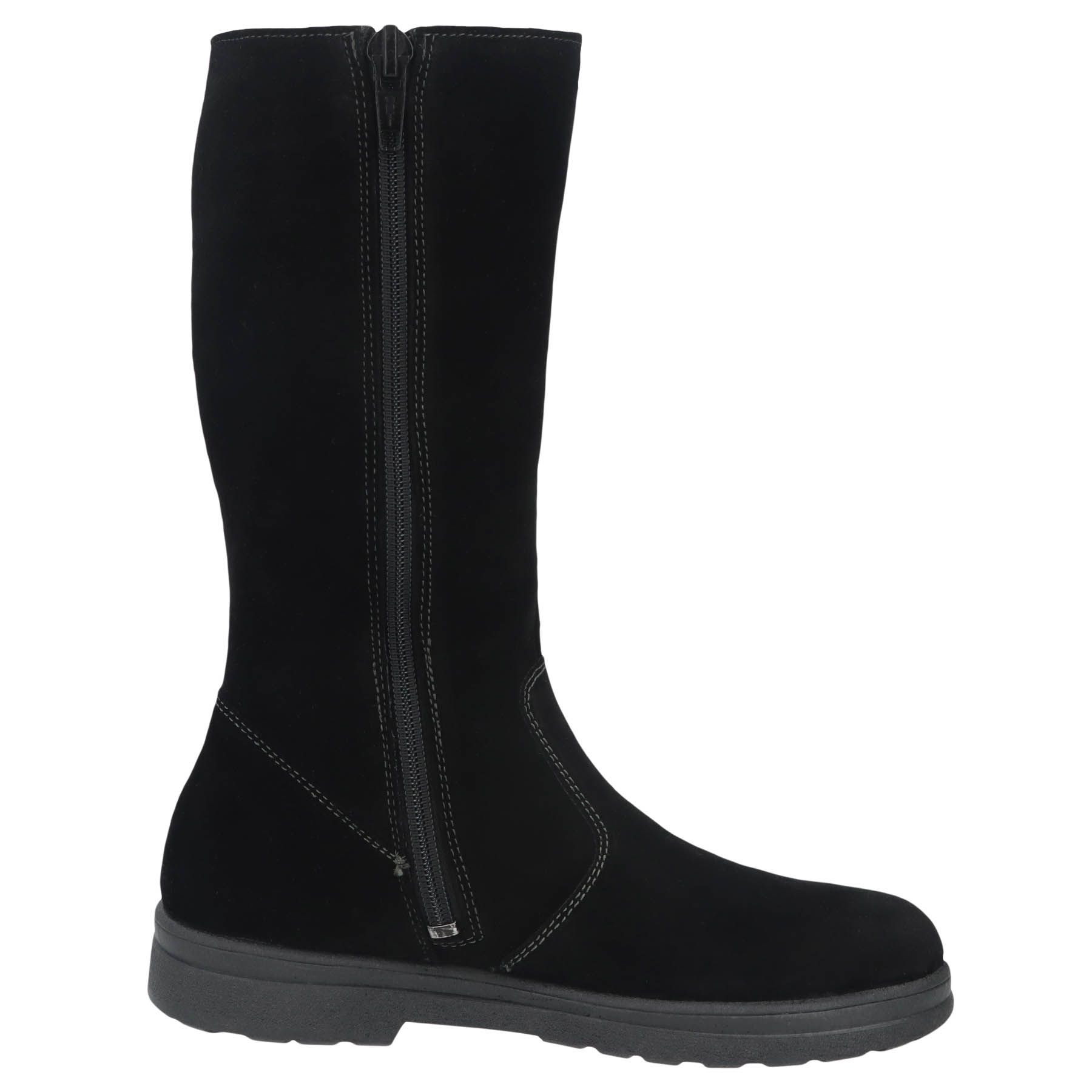 schwarze stiefel seitenansicht rechts