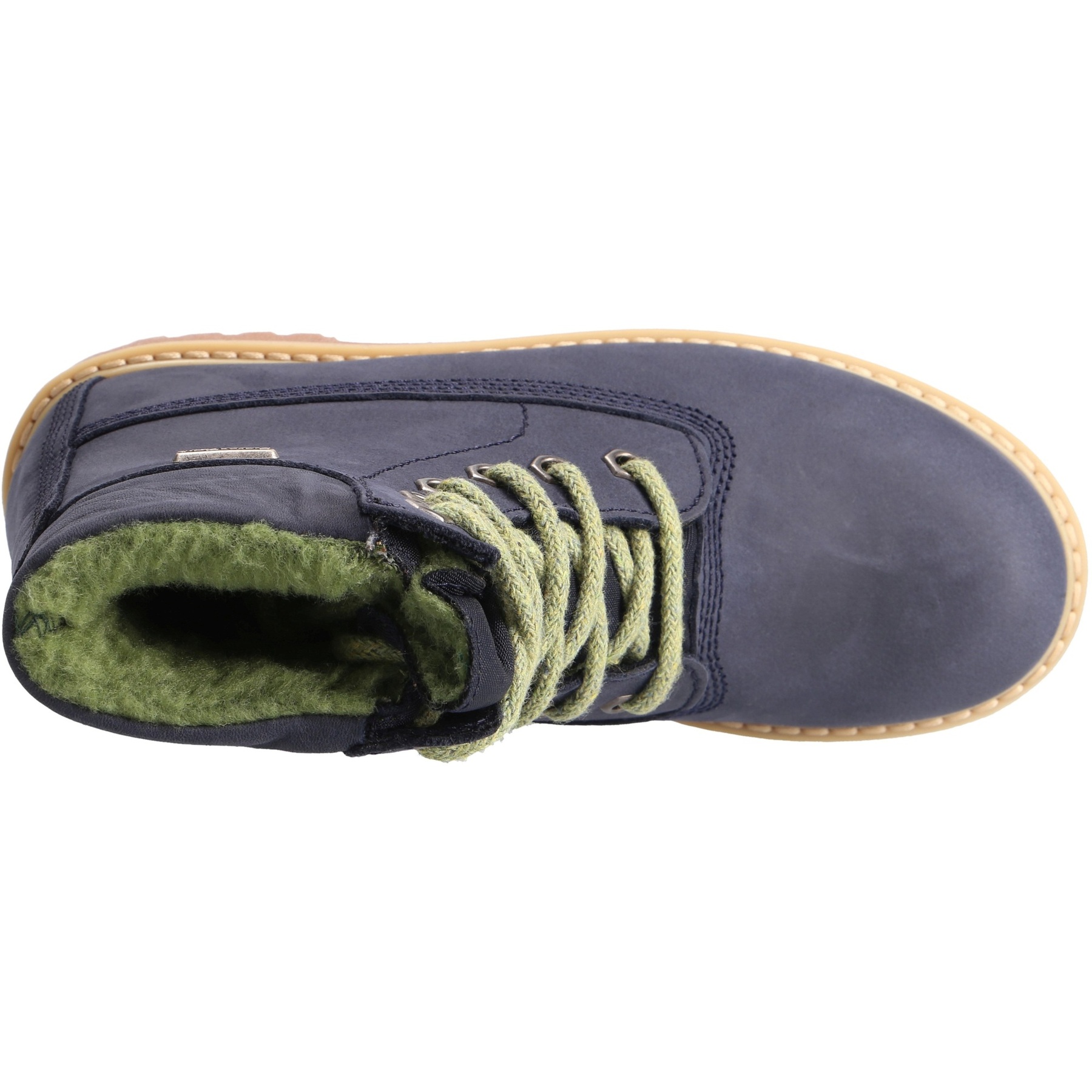 blaue stiefeletten draufsicht