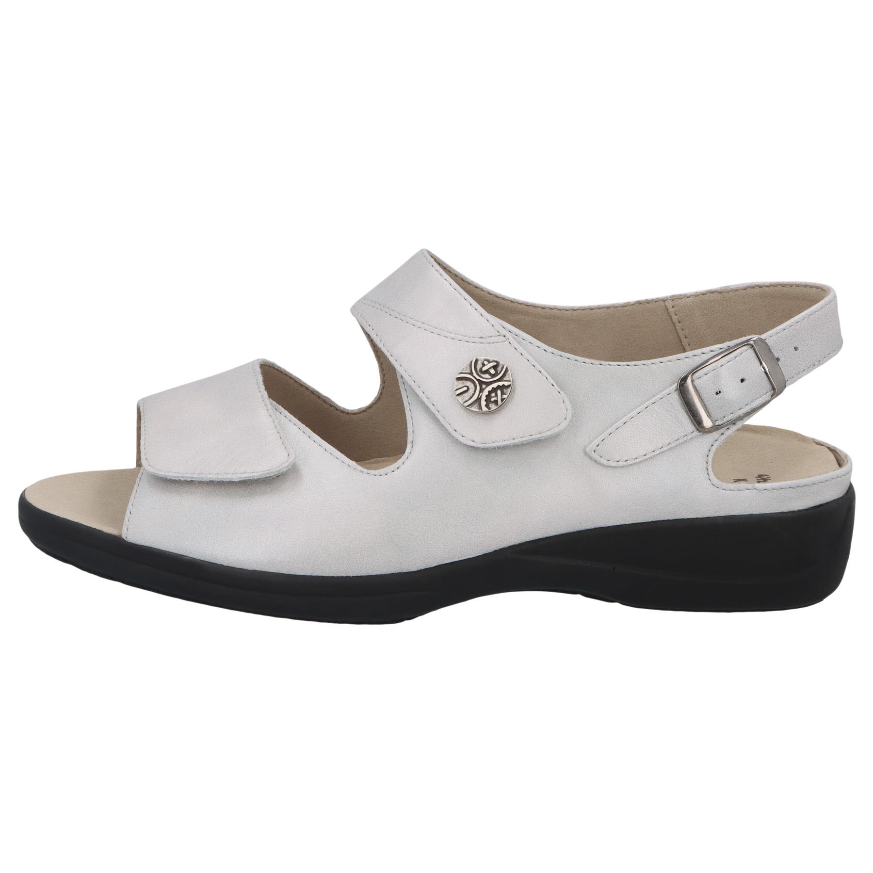 graue sandale seitenansicht links