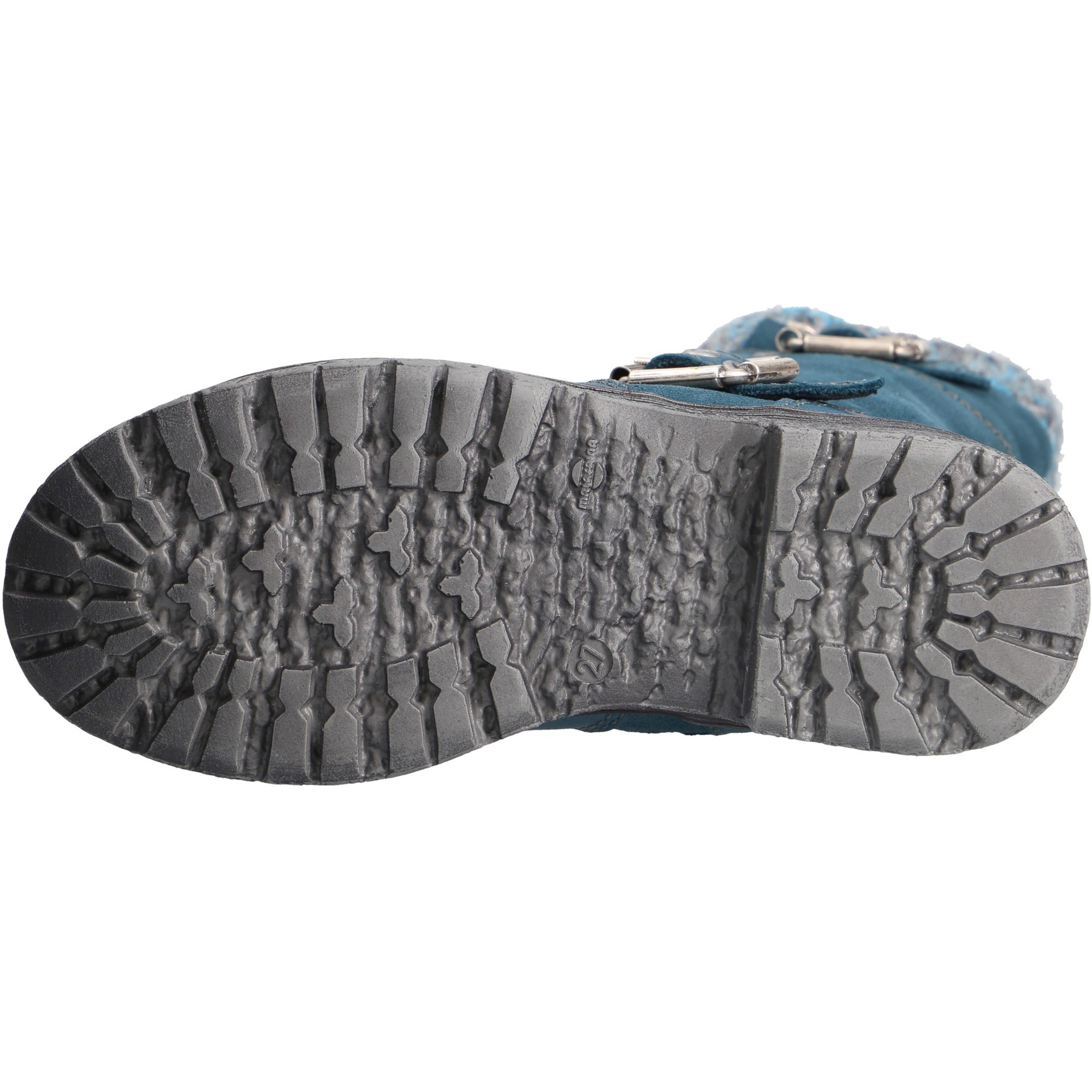 blaue stiefel draufsicht