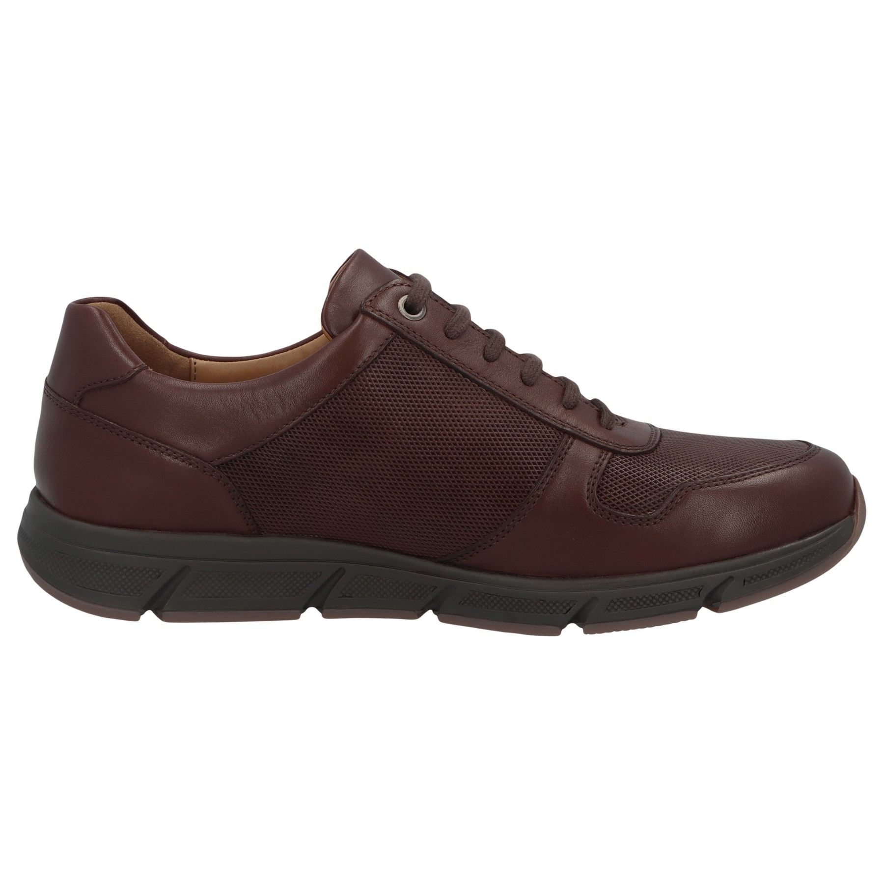 braune halbschuh seitenansicht rechts
